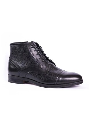 Men's leather boots ikos 158 - stylish and comfortable! - 19180 from ...