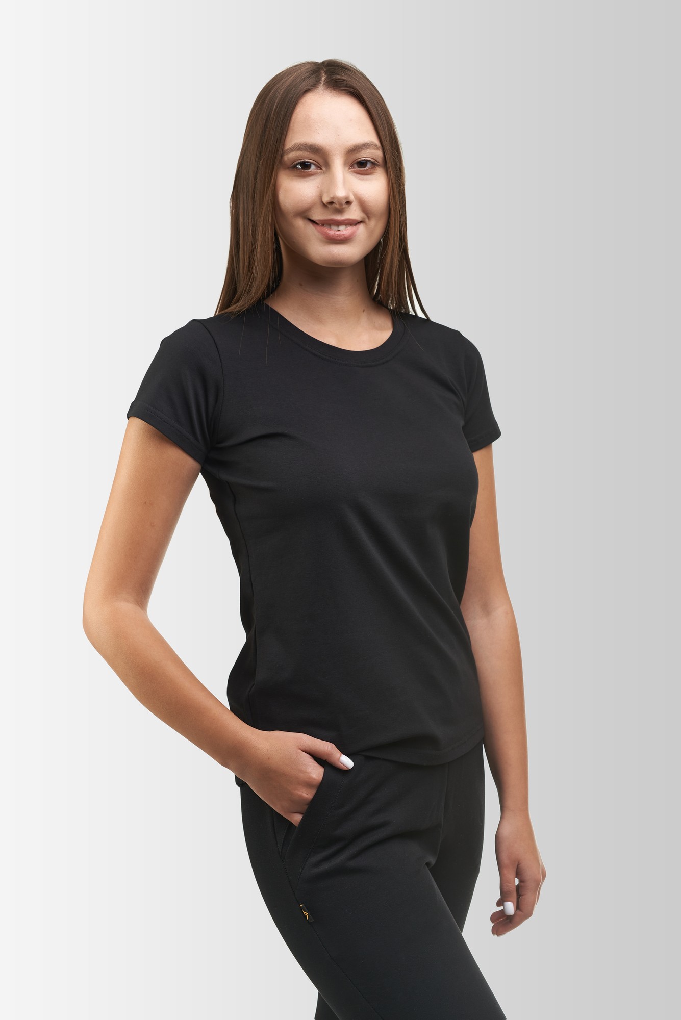 Women's classic T-shirt Vsetex Black