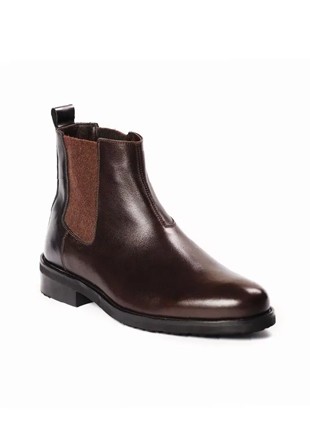 Winter brown Chelsea Ikos 387. Trendy men's shoes