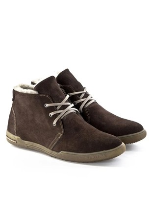 Men's shoes "Affinity Z 3" made of natural suede. Winter sneakers size 41