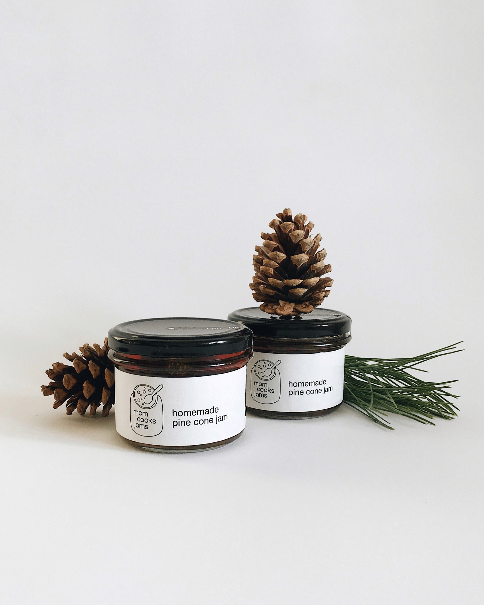 Handmade natural pine cone jam from Ukraine 220g
