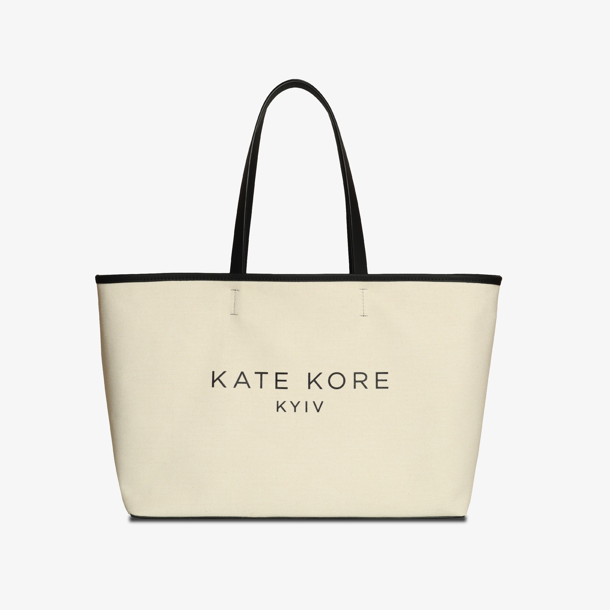 Canvas logo tote - 19962 from Kate Kore with donate to u24