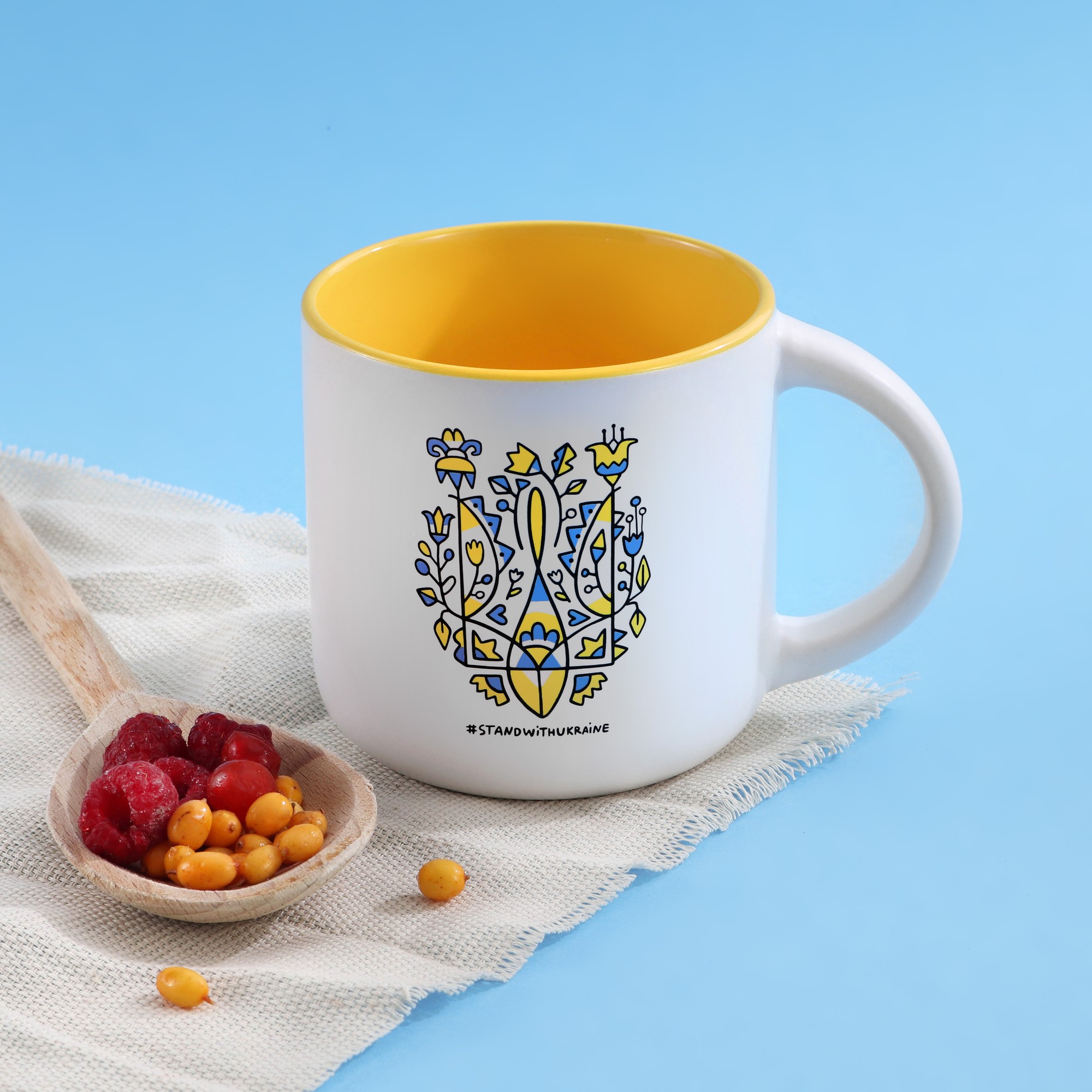 Ukrainian Trident Ceramic mug 350 ml