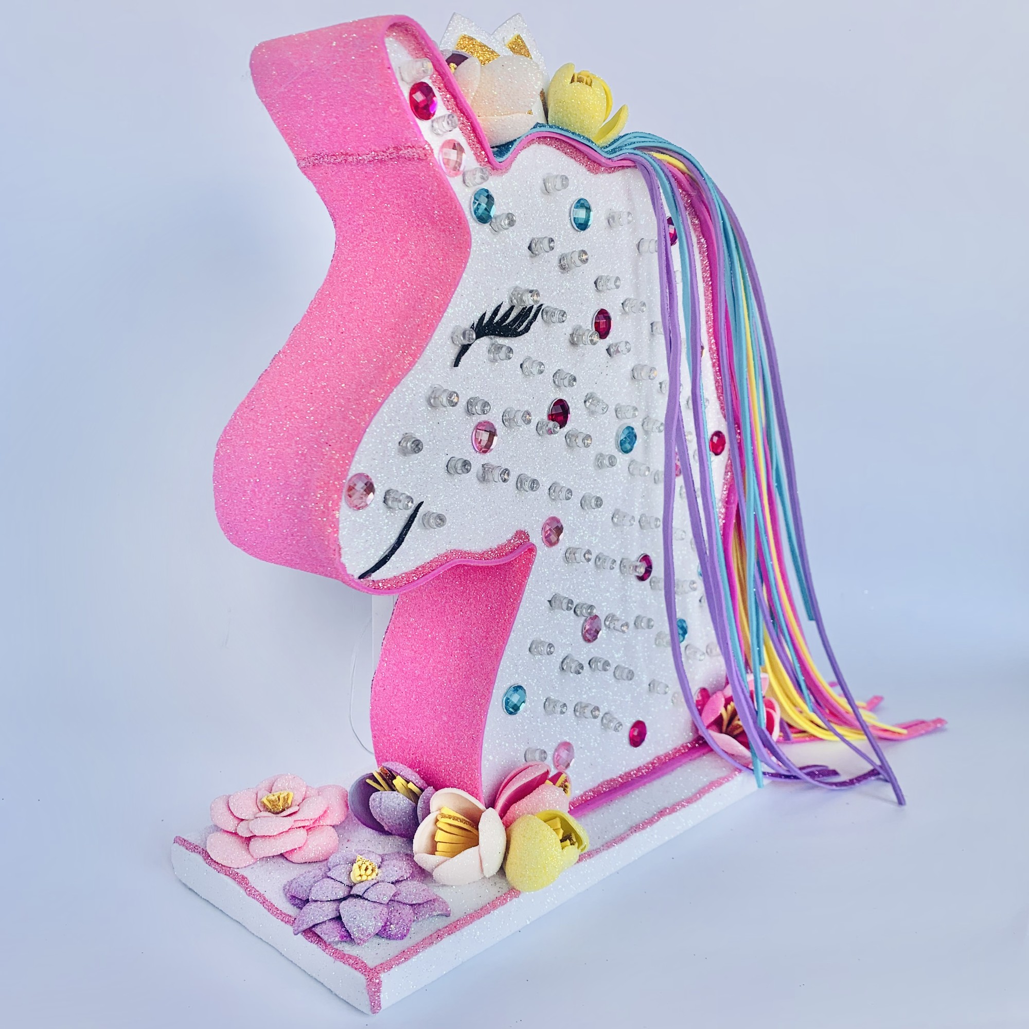 Baby night light, table night light, cute pink unicorn lamp 20301