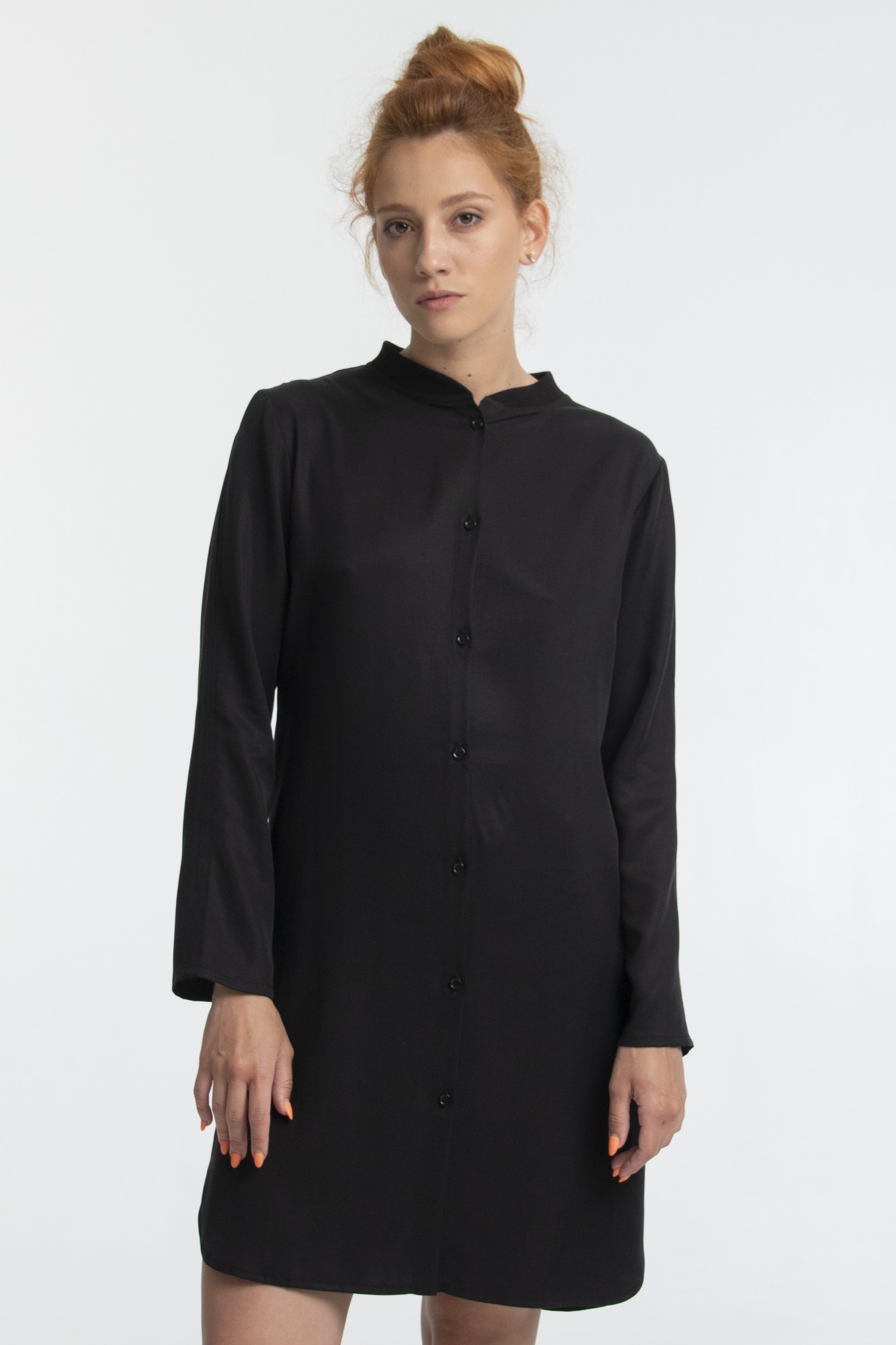 dress-shirt ECO Tencel Black