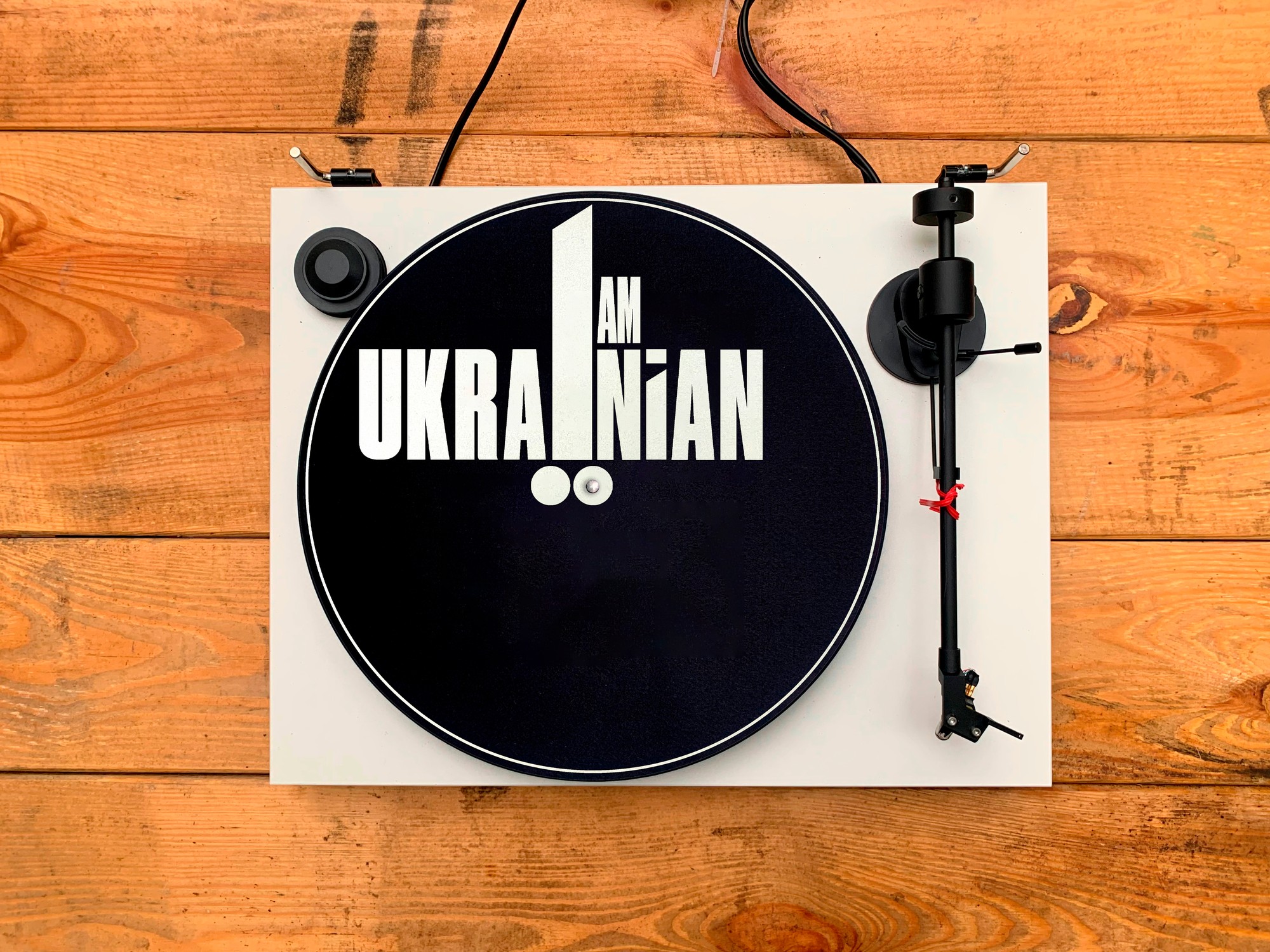 Ukrainian DJ Vinyl Turntable Slipmat