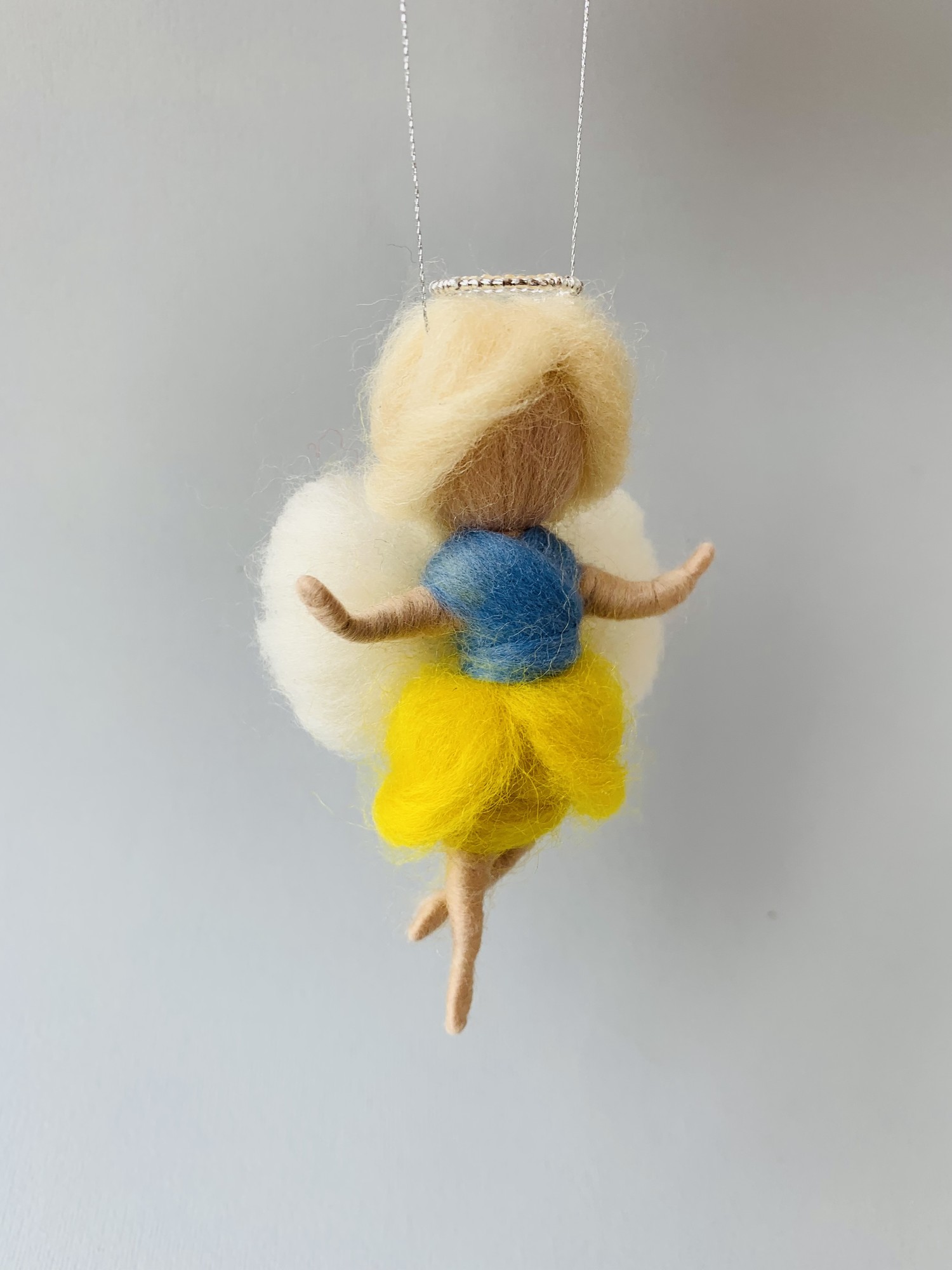 Angel charm, wool doll, car decoration, toy pendant
