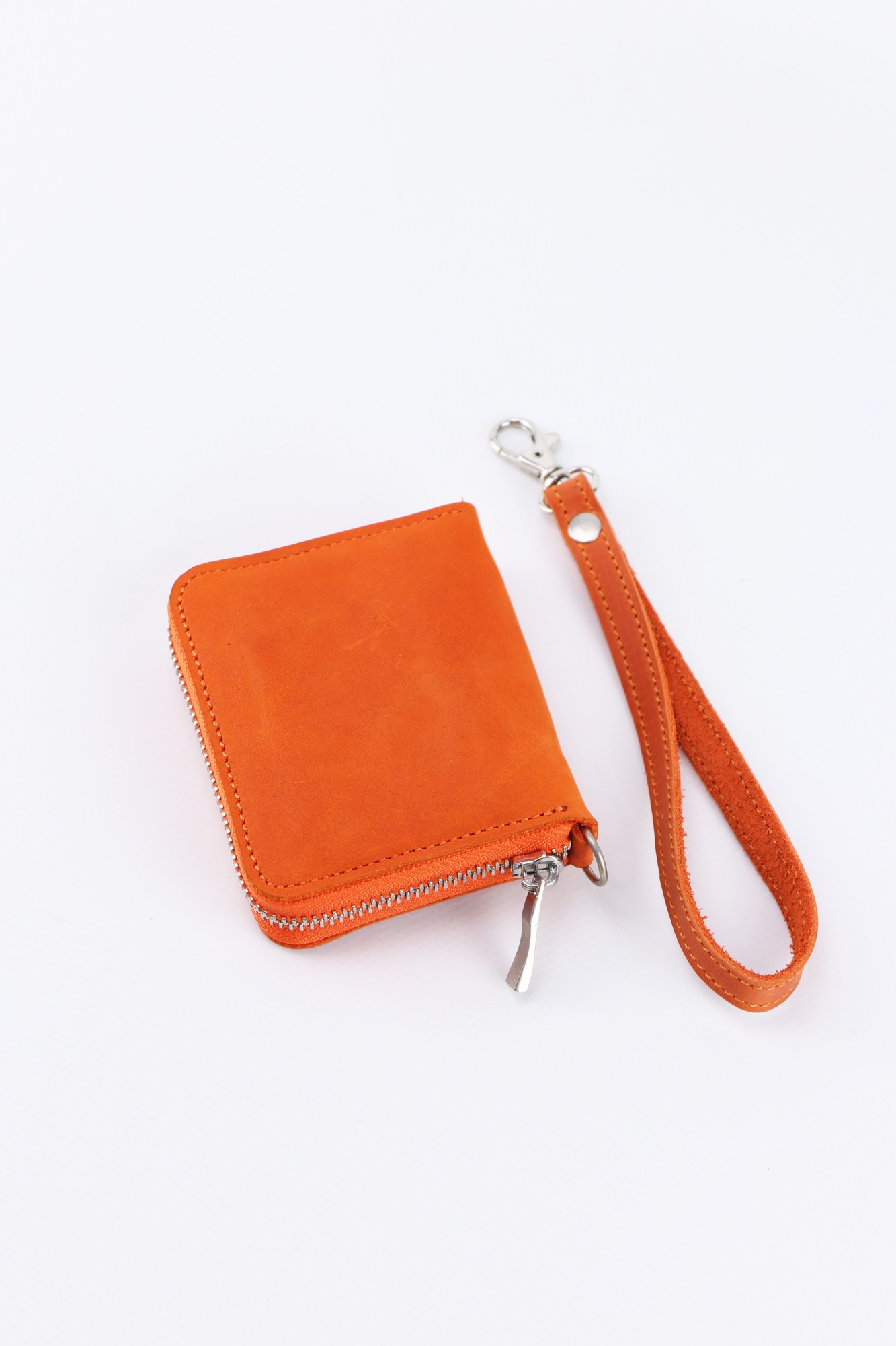 Leather Small Pouch Wallet Zipper Pouch Wallet Leather Mini 