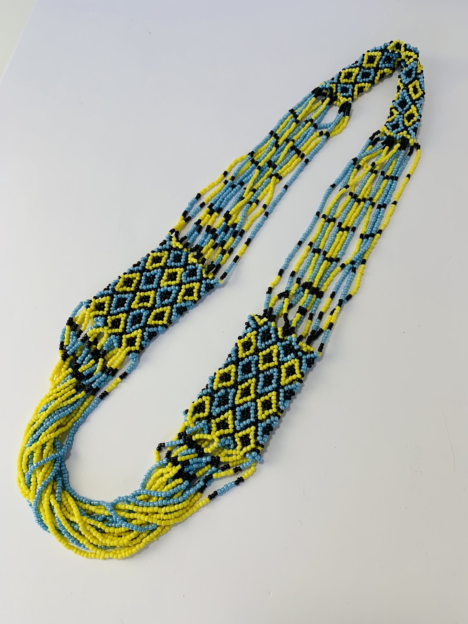Gerdan, national Ukrainian decoration, folk necklace made of handmade beads