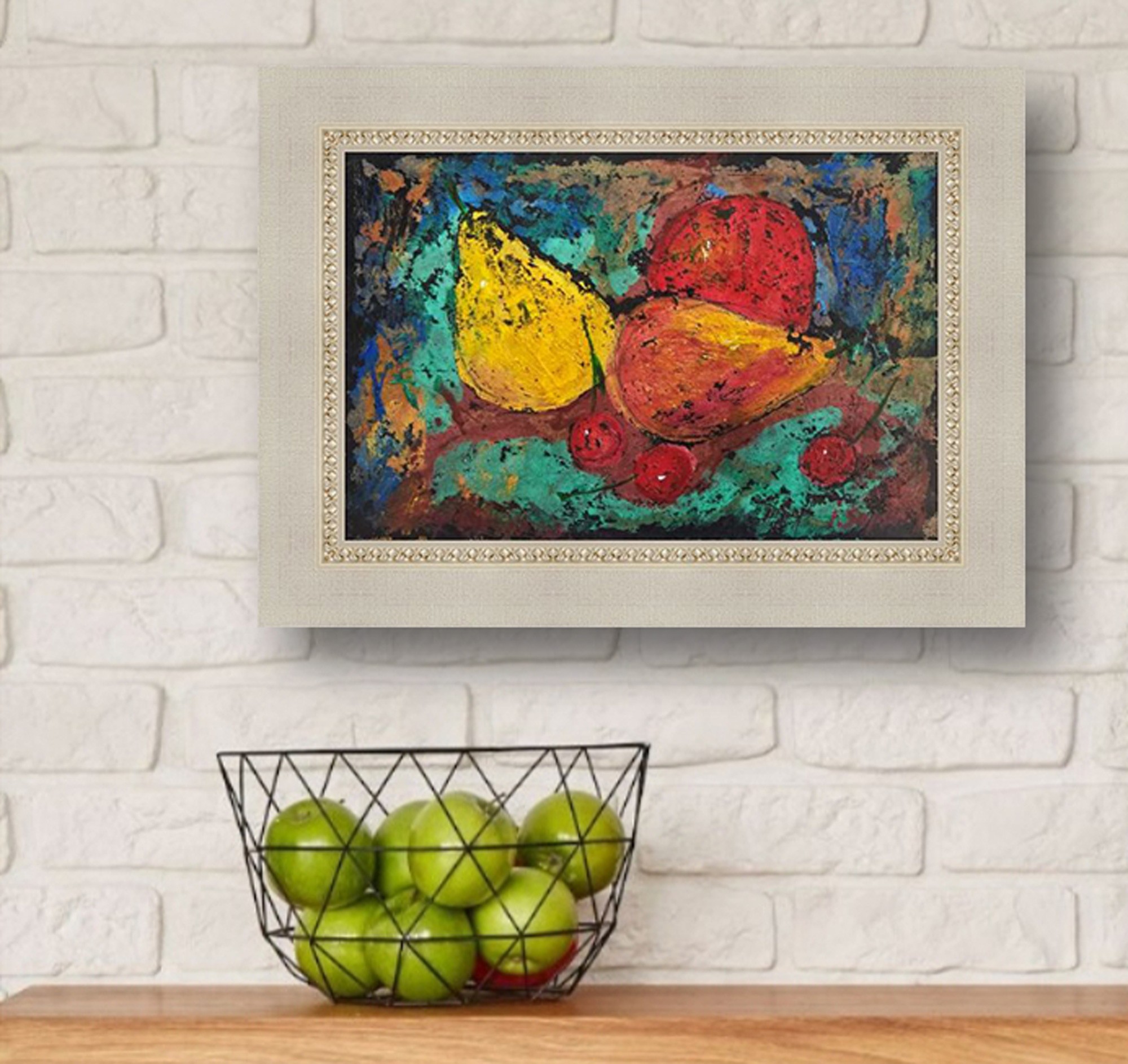 Abstract Fruit Paintings
