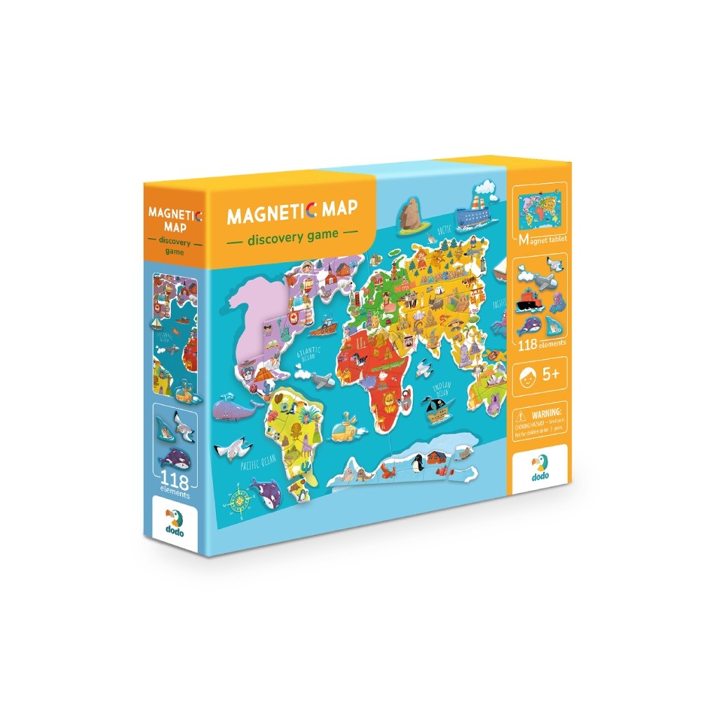 Educational game Dodo Magnetic map (200201)