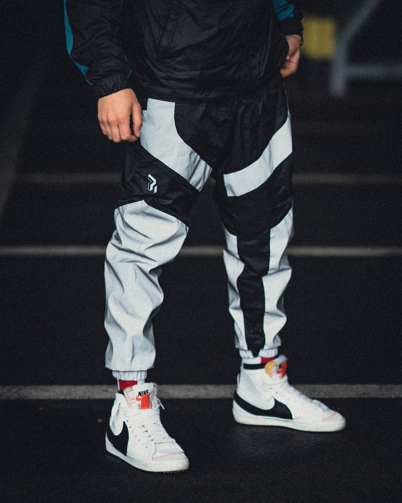 Sports pants OGONPUSHKA  Dex black with reflector