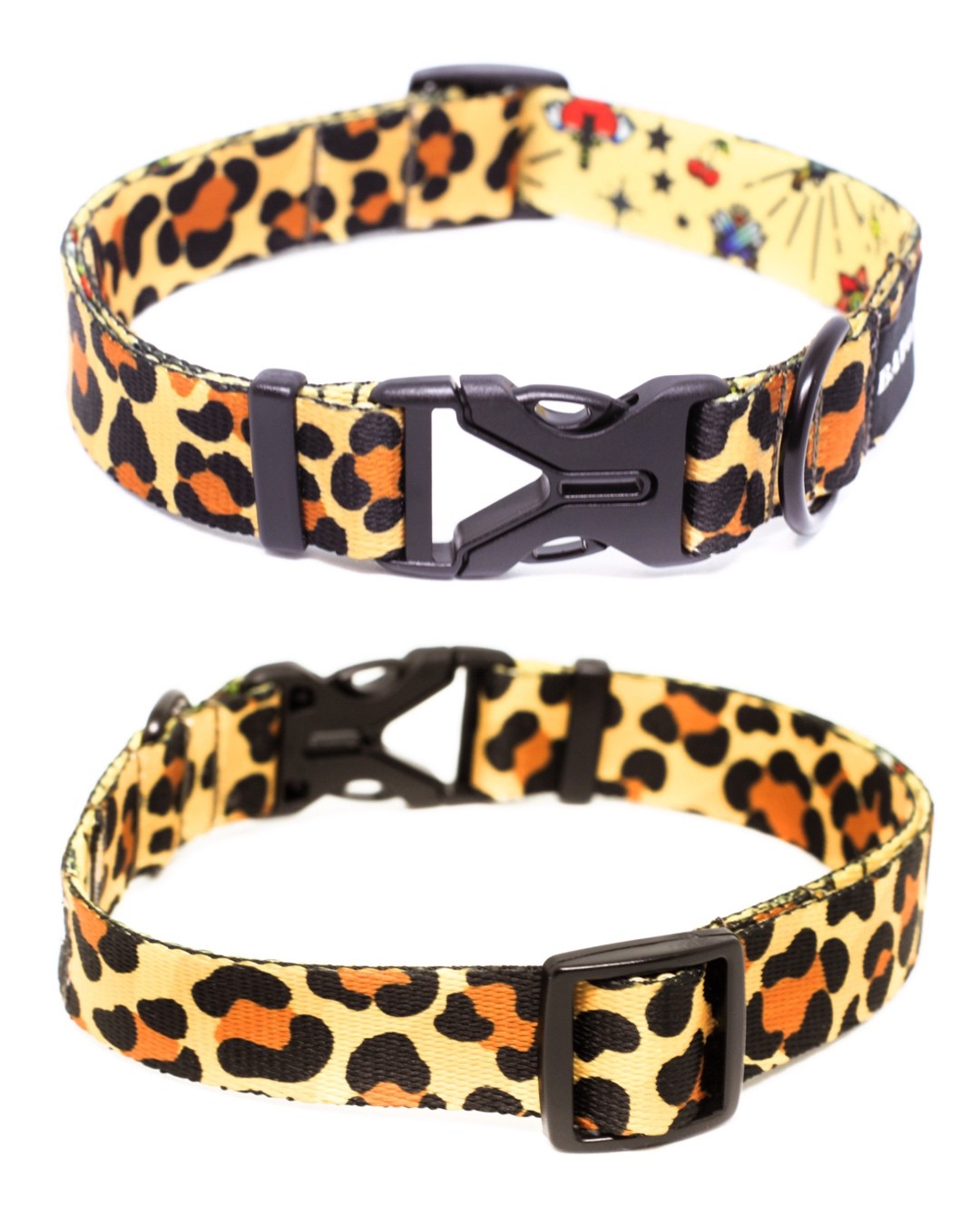 Dog collar nylon BAT&RO "Leo" M (40-50cm)