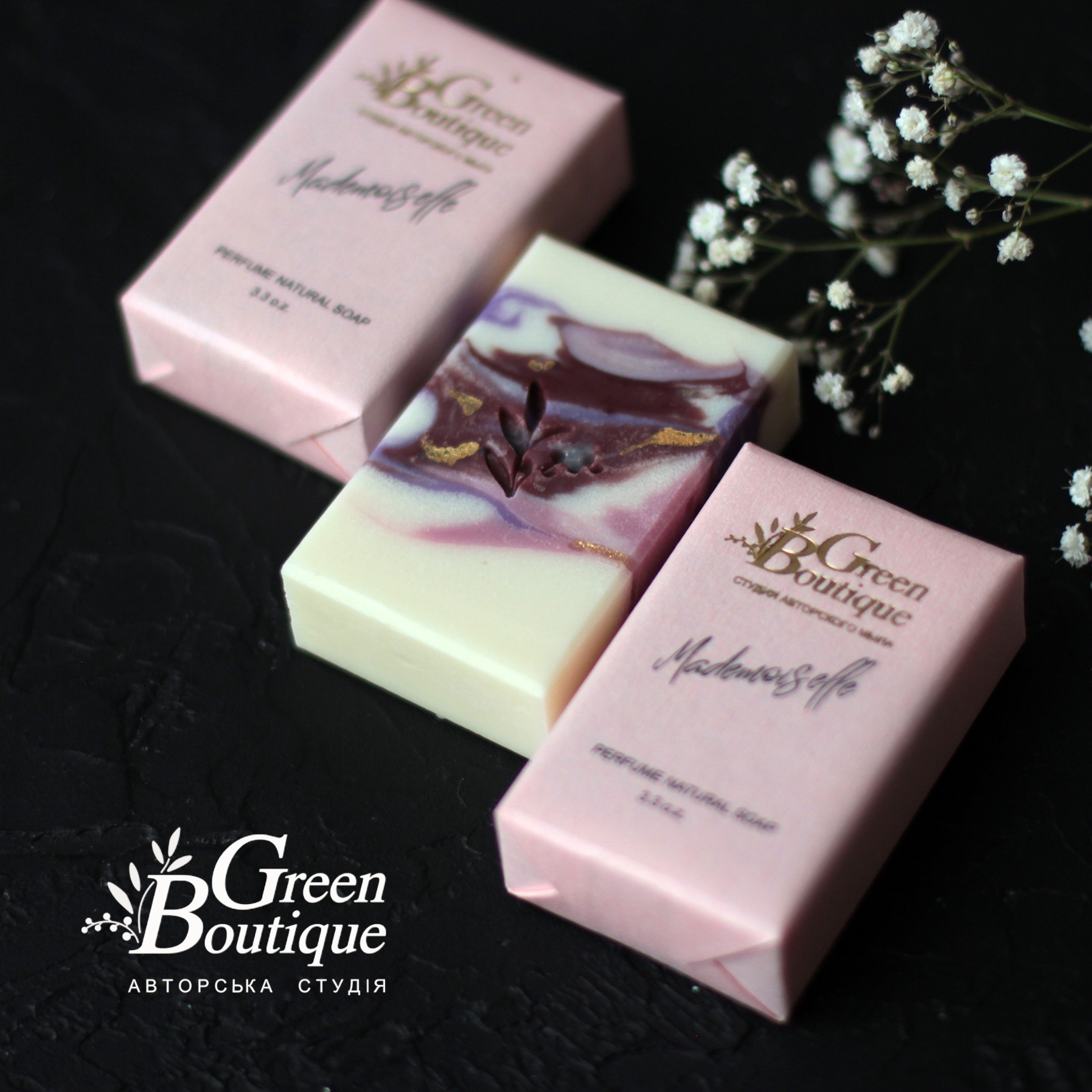 Natural kraft perfumed soap Mademoiselle 100g