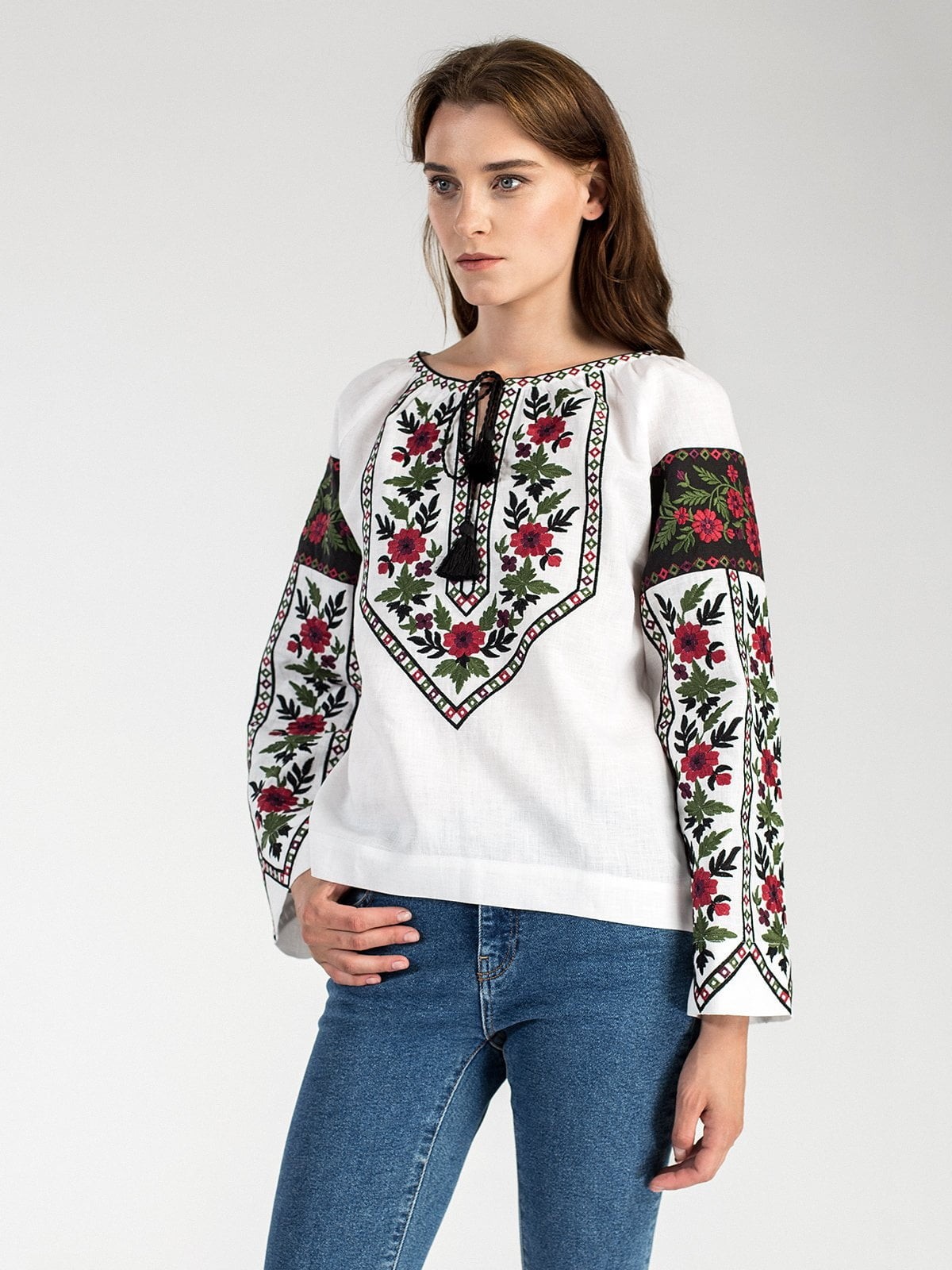 Embroidered women`s shirt Bright 2