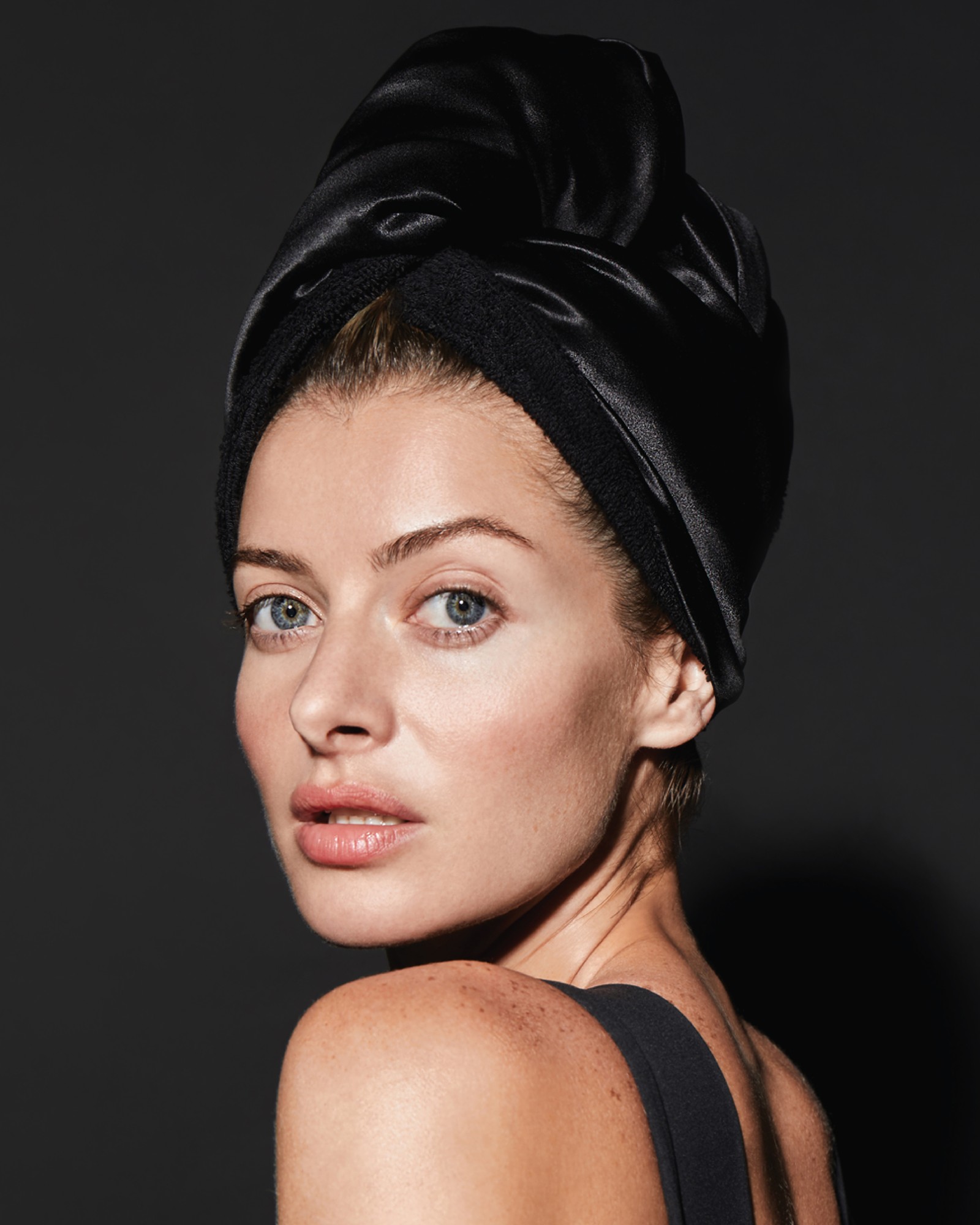 Soft silk turban MON MOU for delicate hair drying
