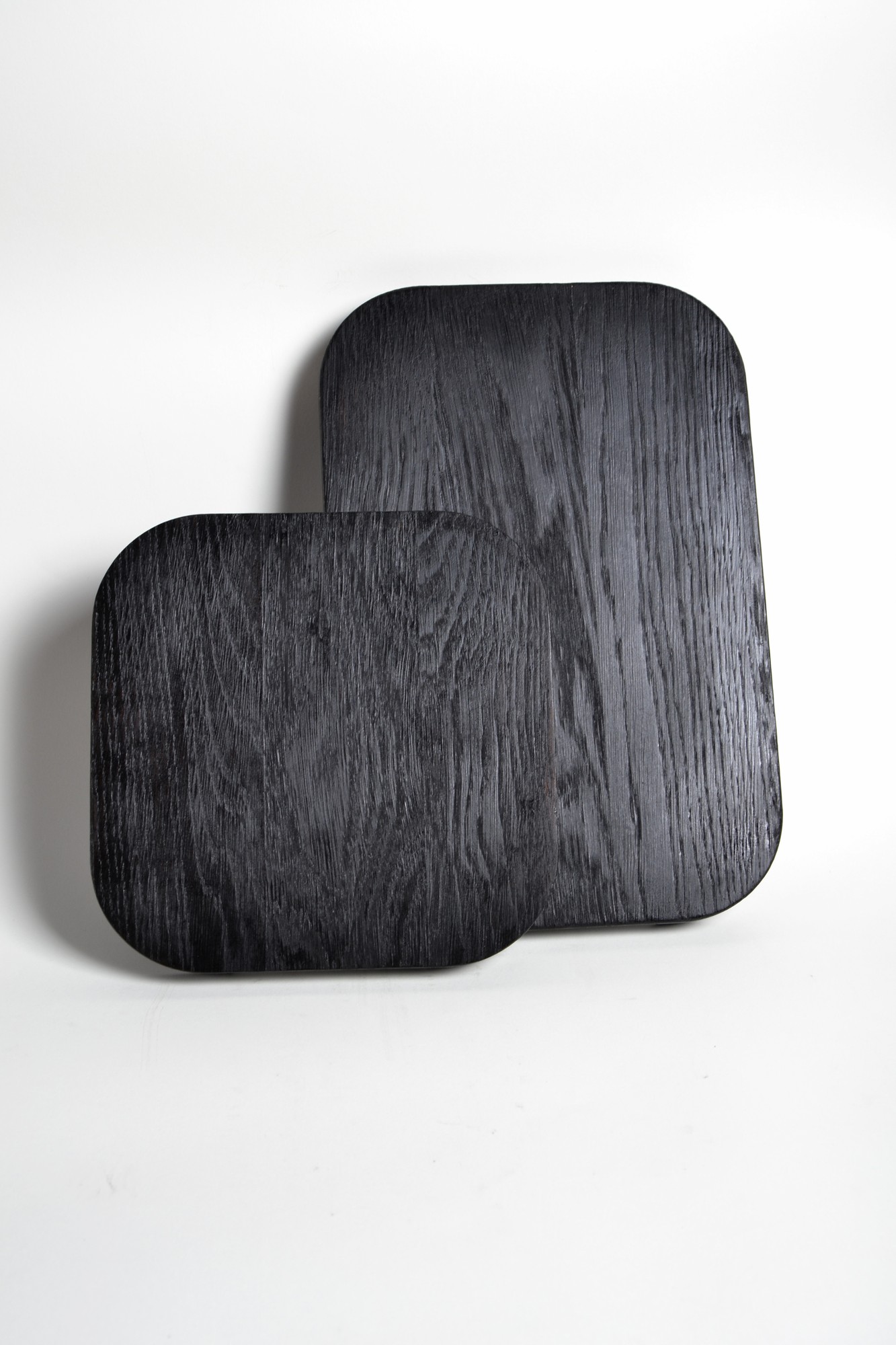 Black Cutting Board, Custom Black Serving Board, Burnt wood