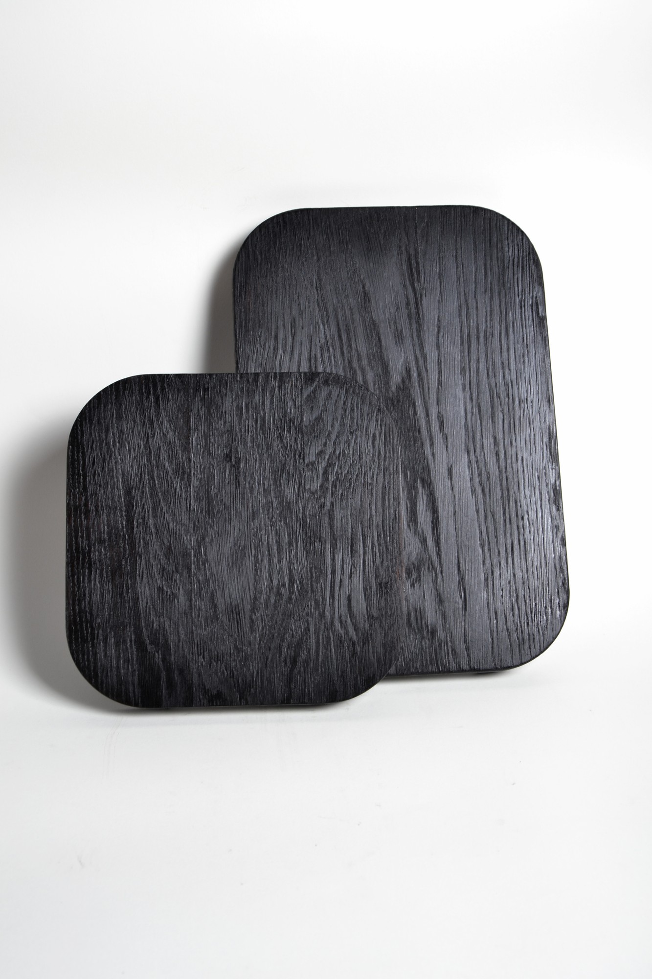 Black Cutting Board Custom Black Serving Board Burnt Wood 23813