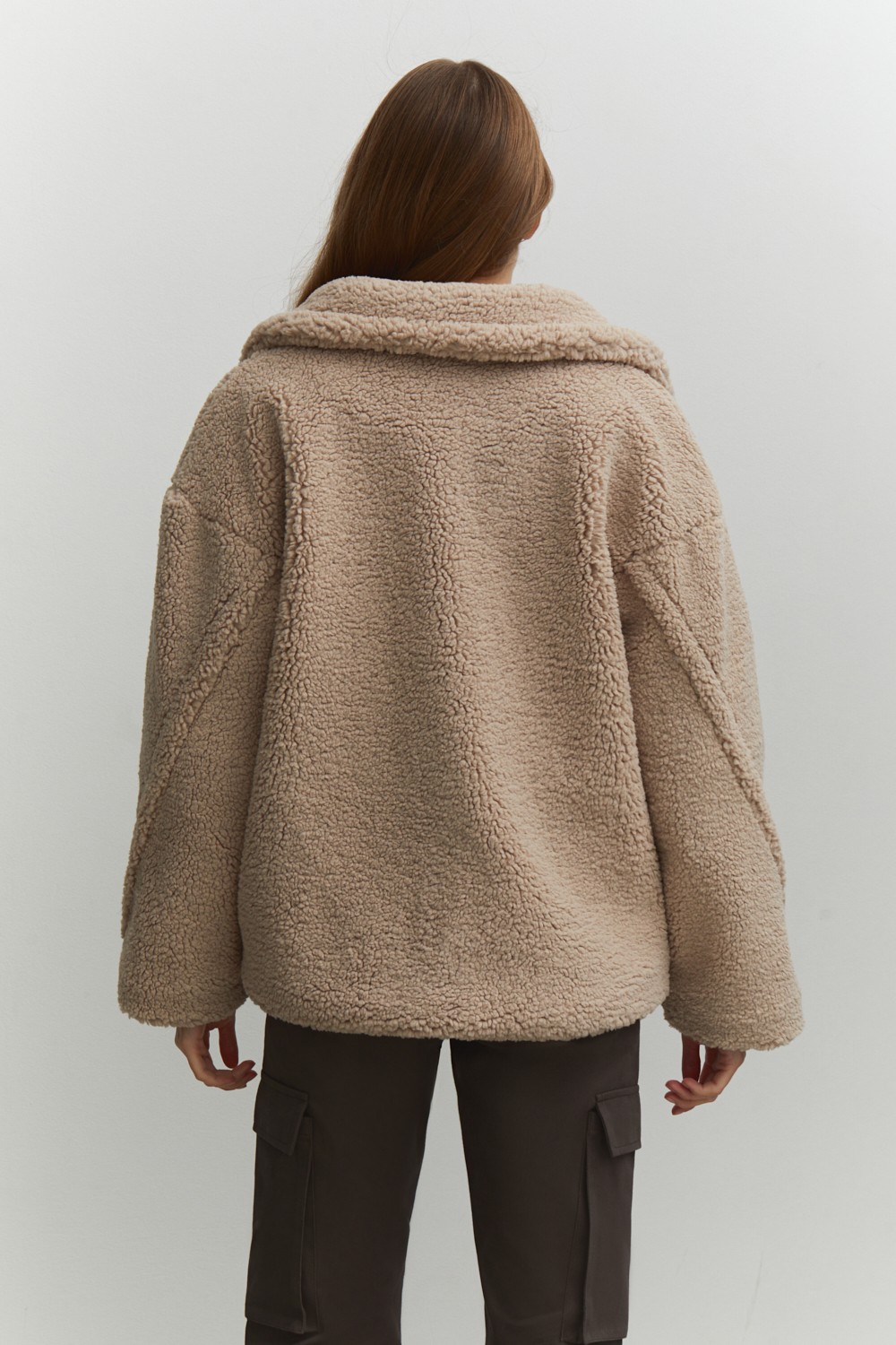 papaya teddy coat