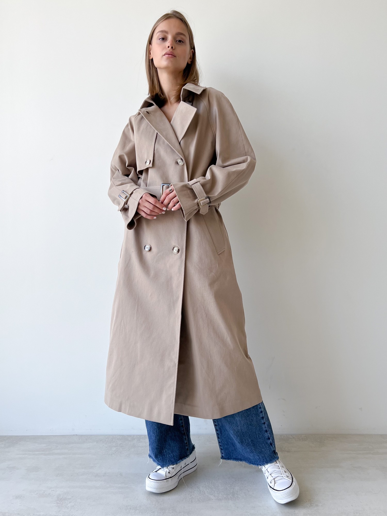 AURALEE FINX DOUBLE CLOTH HOODED COAT-