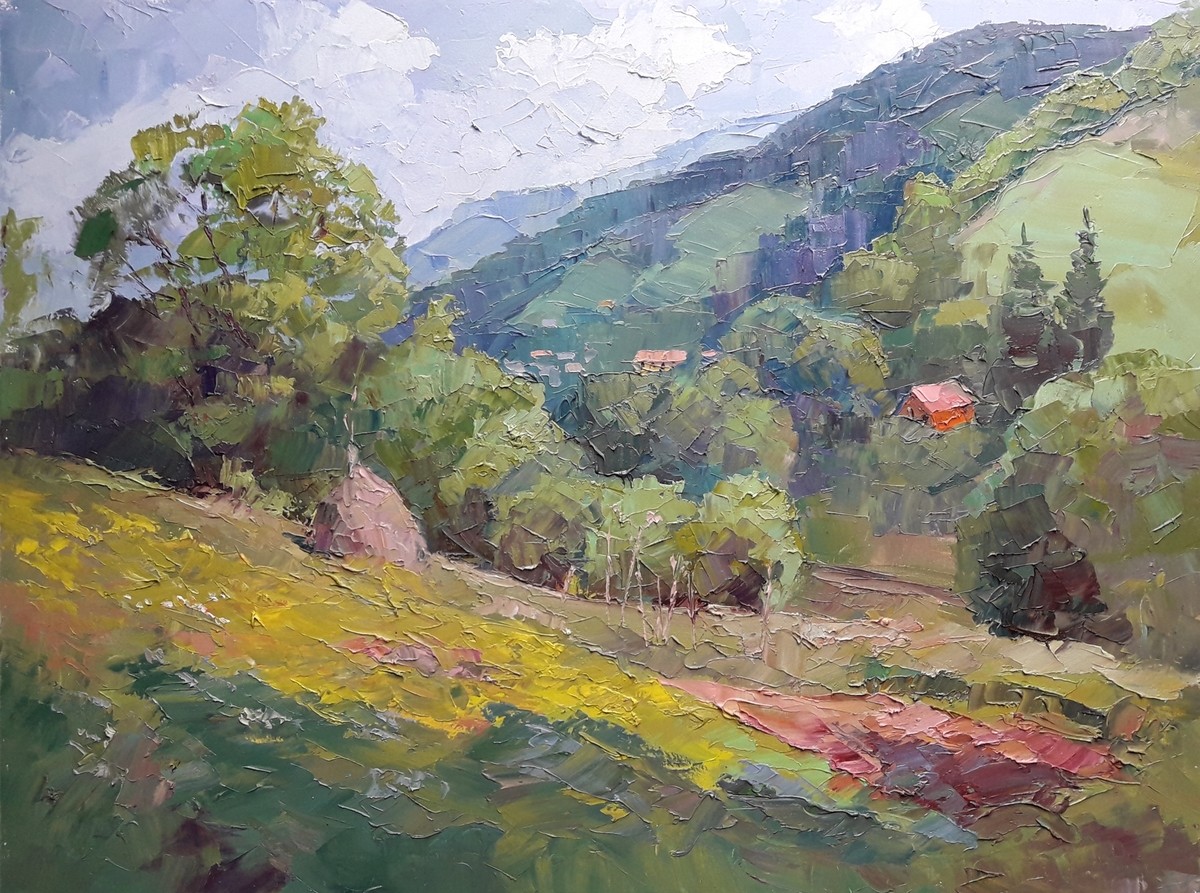 Oil painting Mountain expanses Serdyuk Boris Petrovich nSerb327