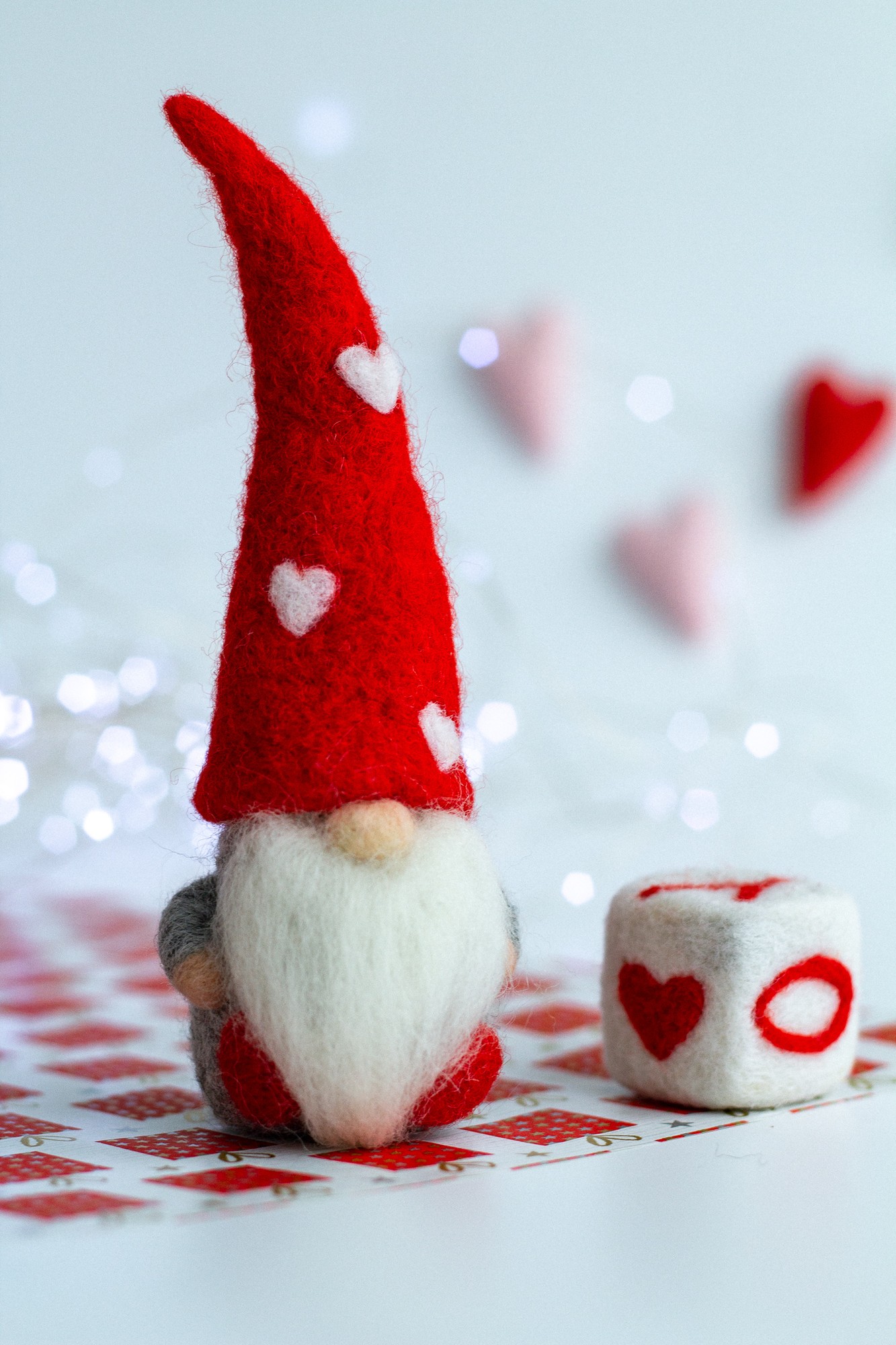 Valentine's Day gift Wool gnome