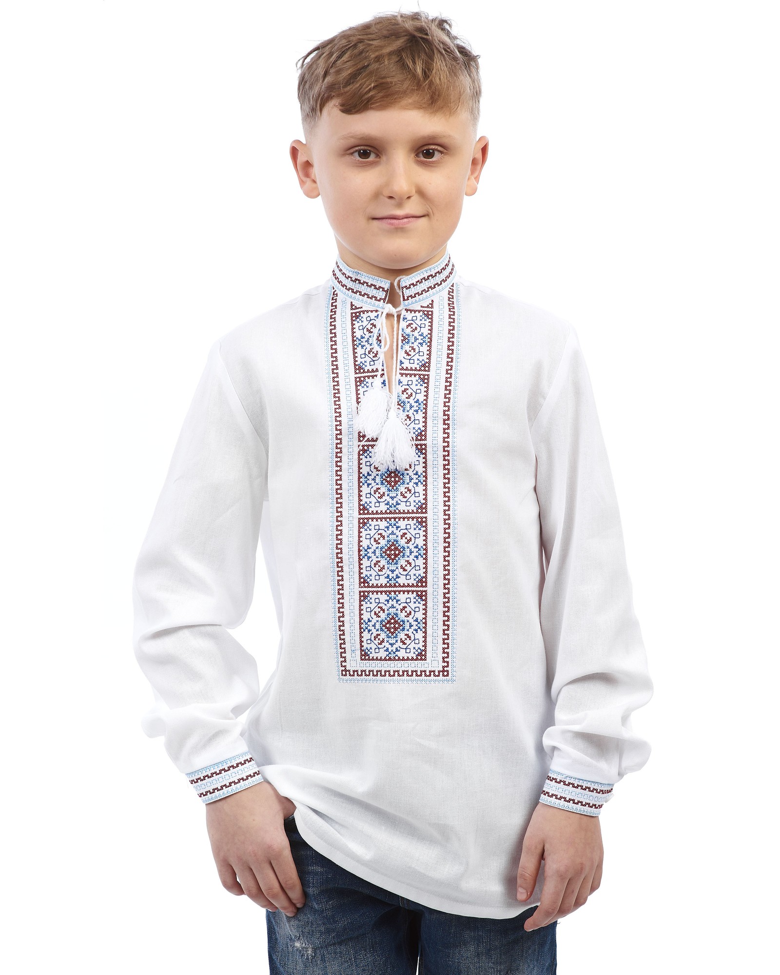 Embroidered shirt for boys 911-18/09
