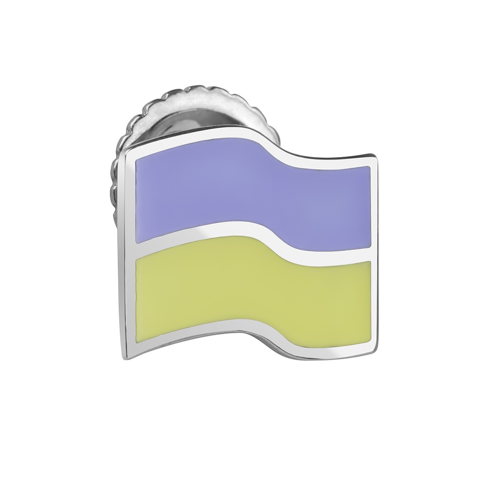 Ukraine flag silver icon. Article number: 610045510601