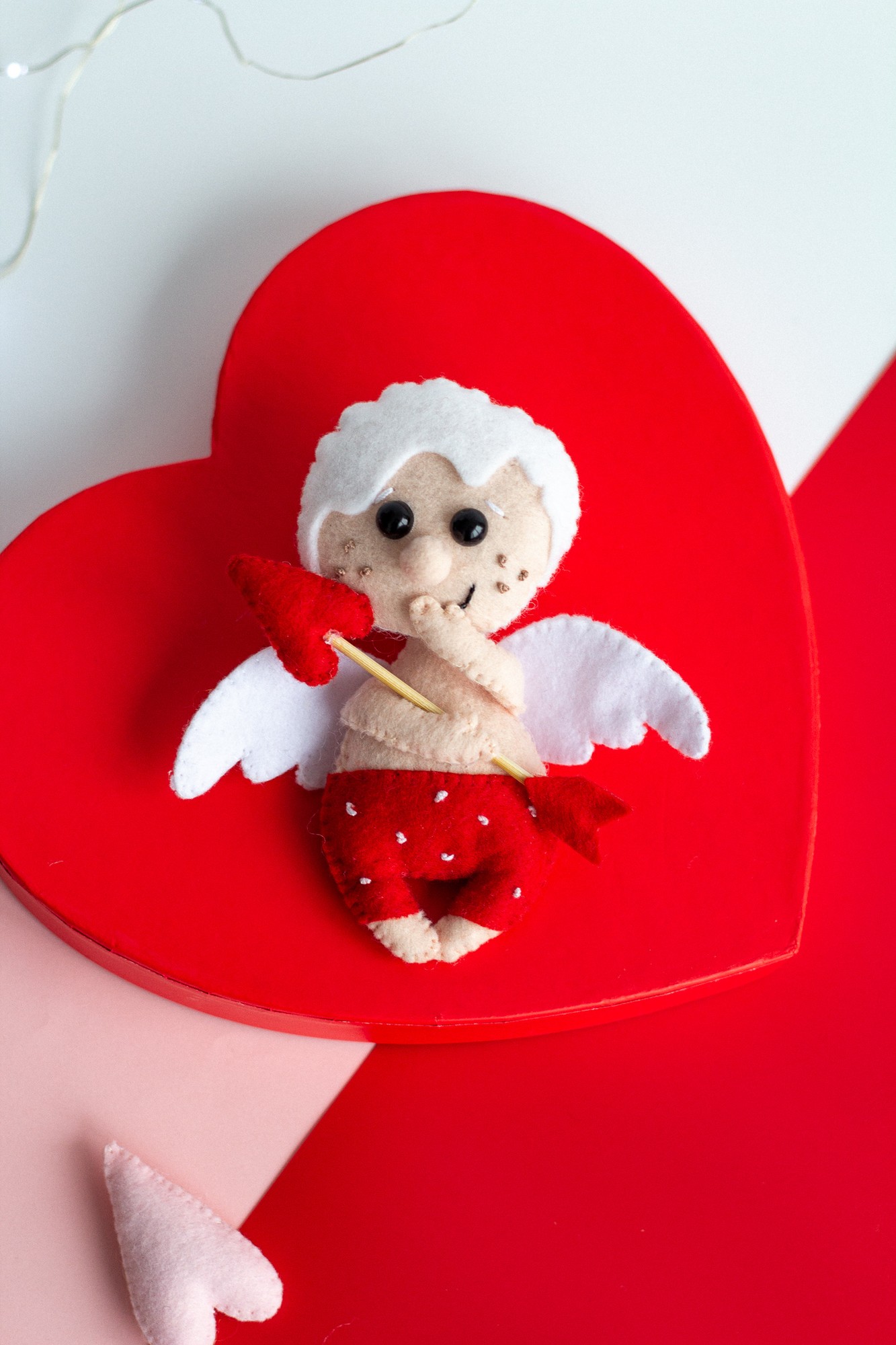 Cute Cupid with an arrow Valentine's Day gift