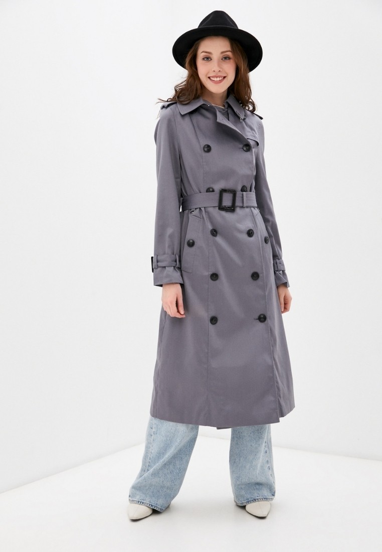 Women's raincoat DASTI Iconic light gray