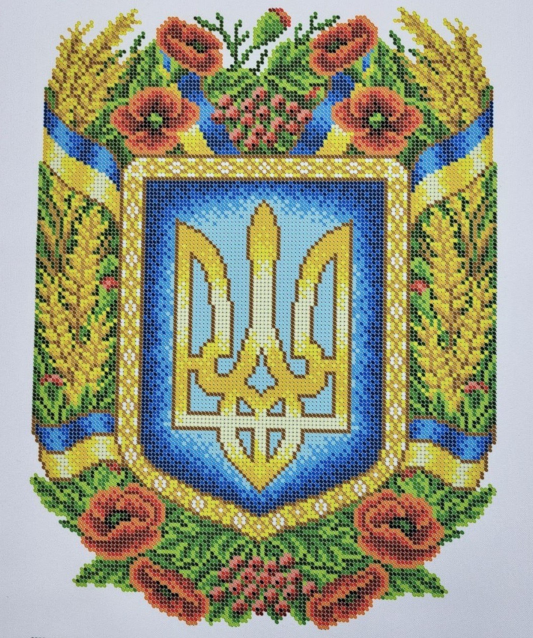 Kit Bead Embroidery Emblem of Ukraine bs-3306