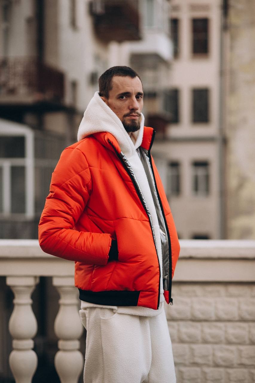 winter jacket Winter guard orange
