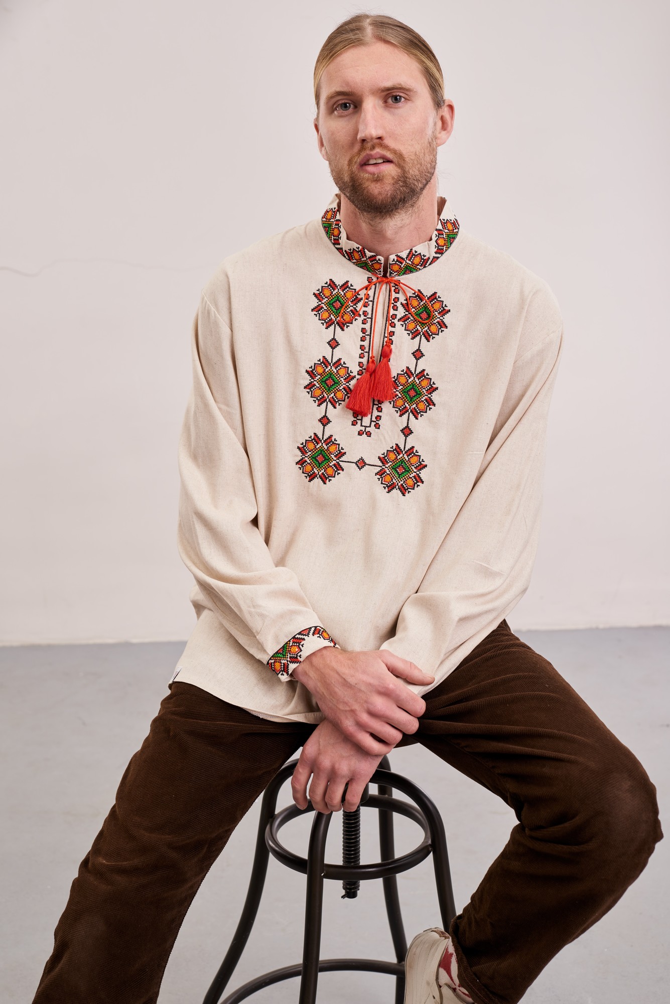 Men's embroidered shirt MEREZHKA "Tradition"