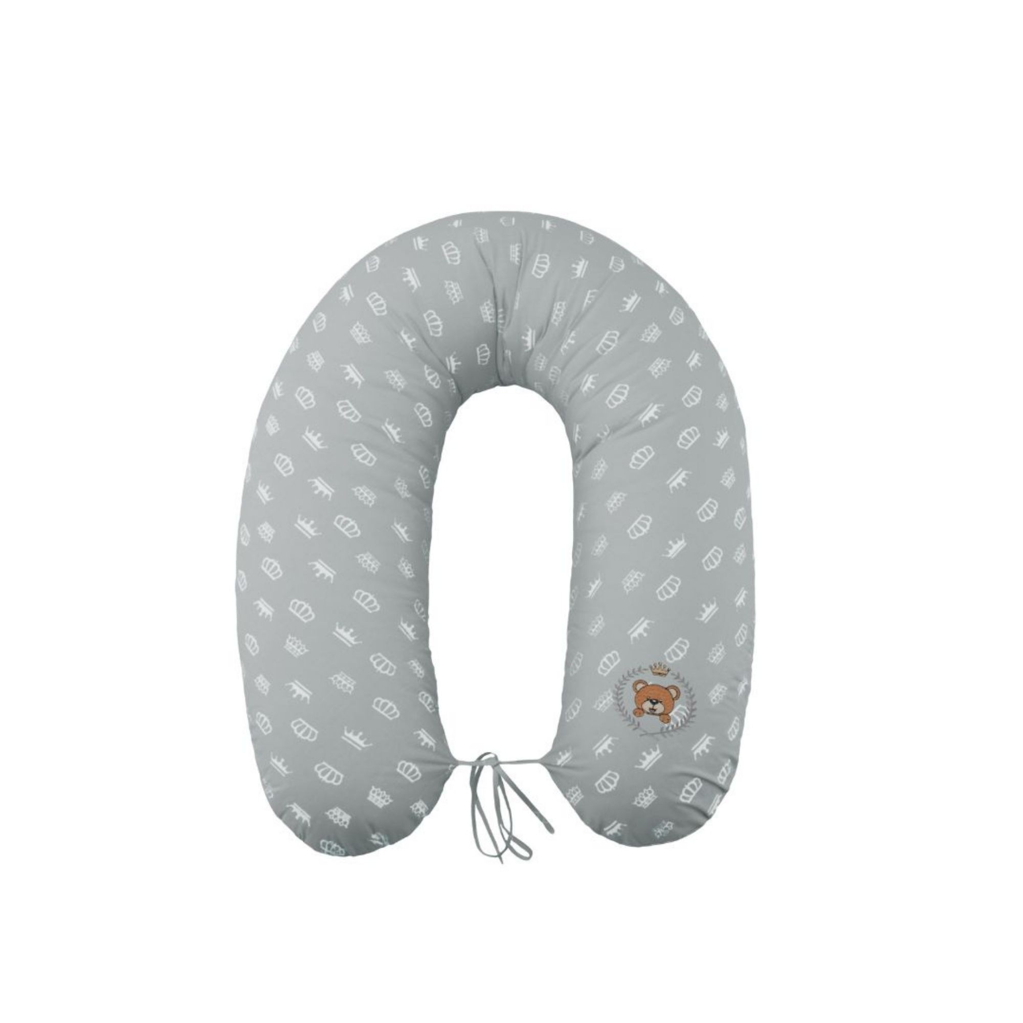 Nursing pillow, pillow for pregnancy TM SEI DESIGN 30x190 cm gray