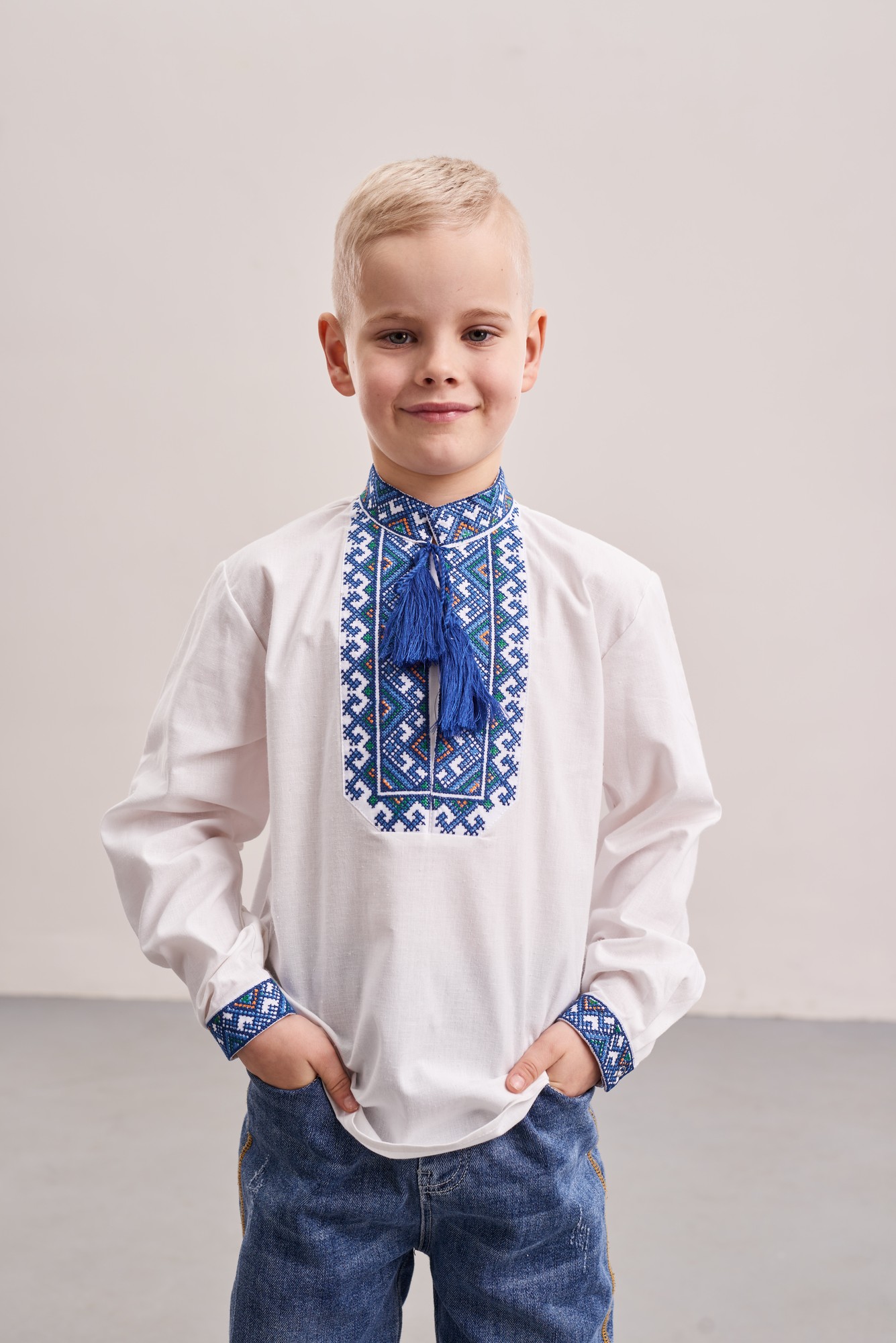 Embroidered shirt for a boy "Mykolka"