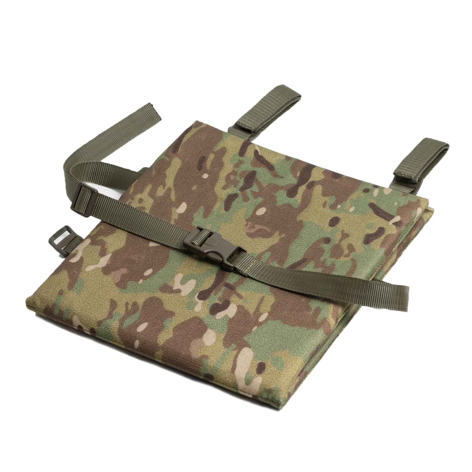 double seat pad, molle system multicam seating pad, tactiical grounsheet