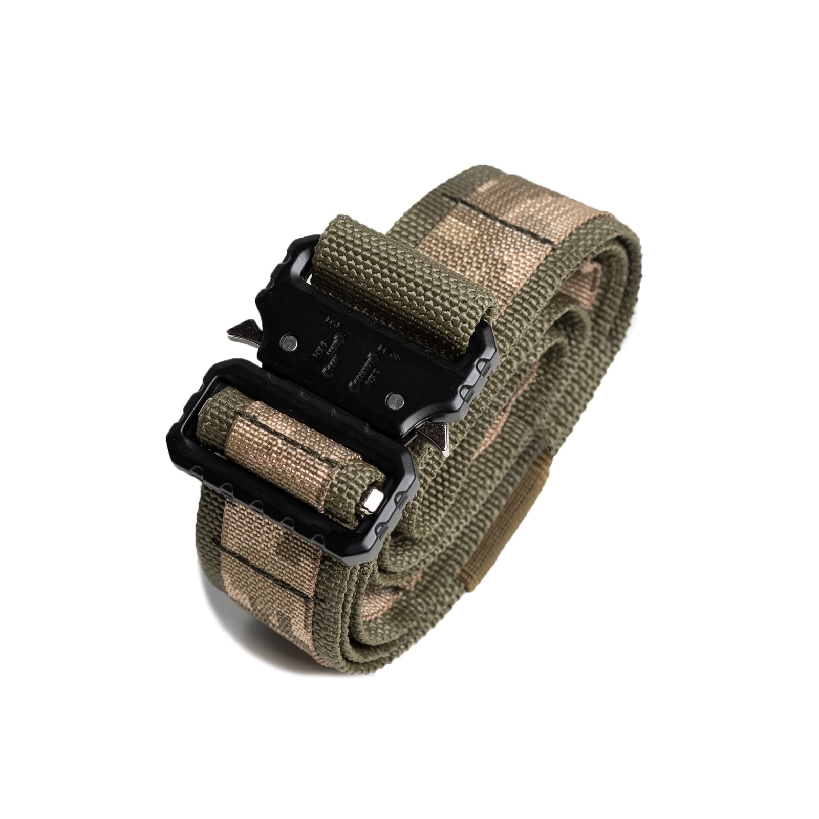 tactical pixel belt with cobra buckle, molle warbelt survival