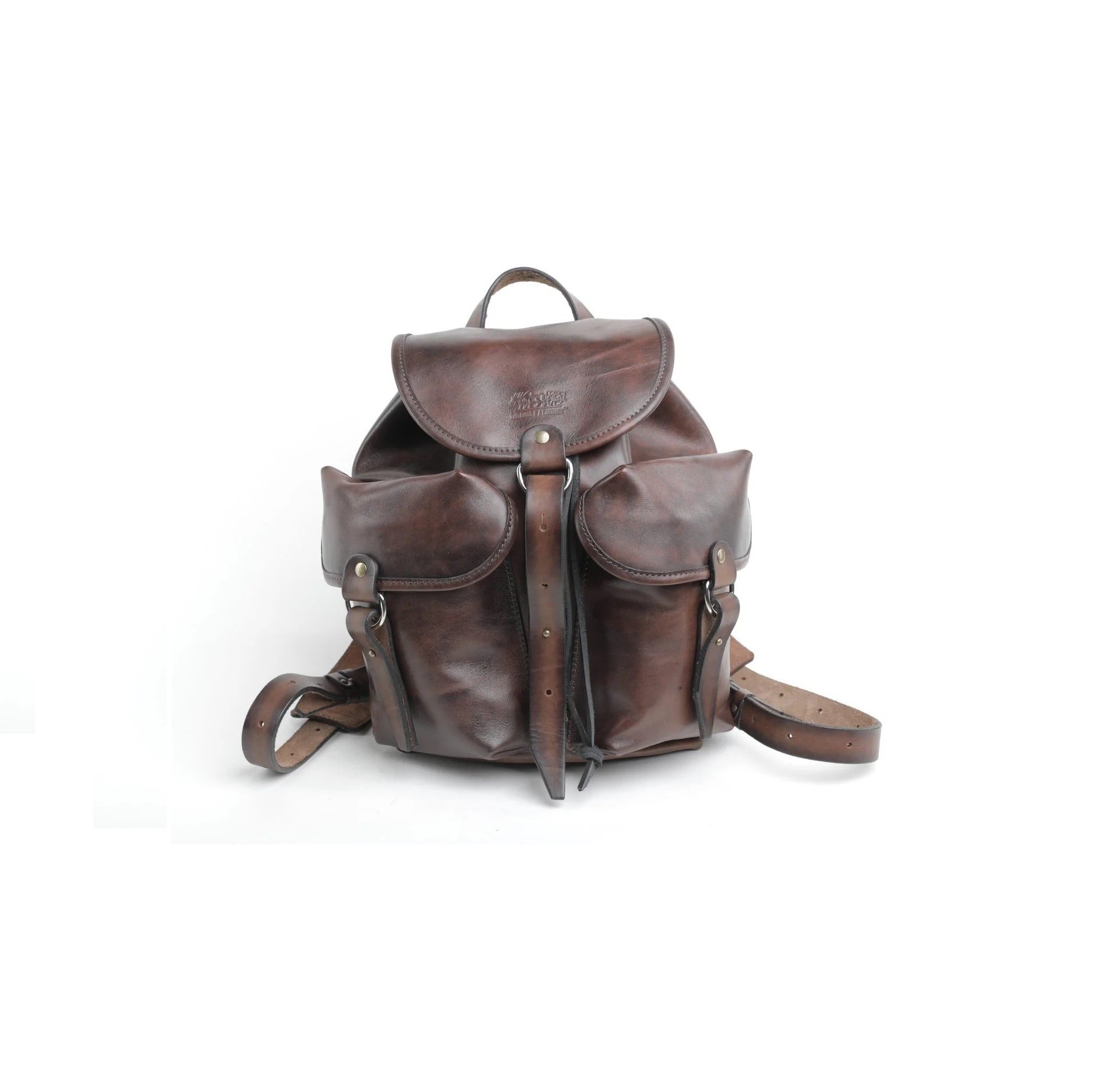 Classic backpack made of ox leather