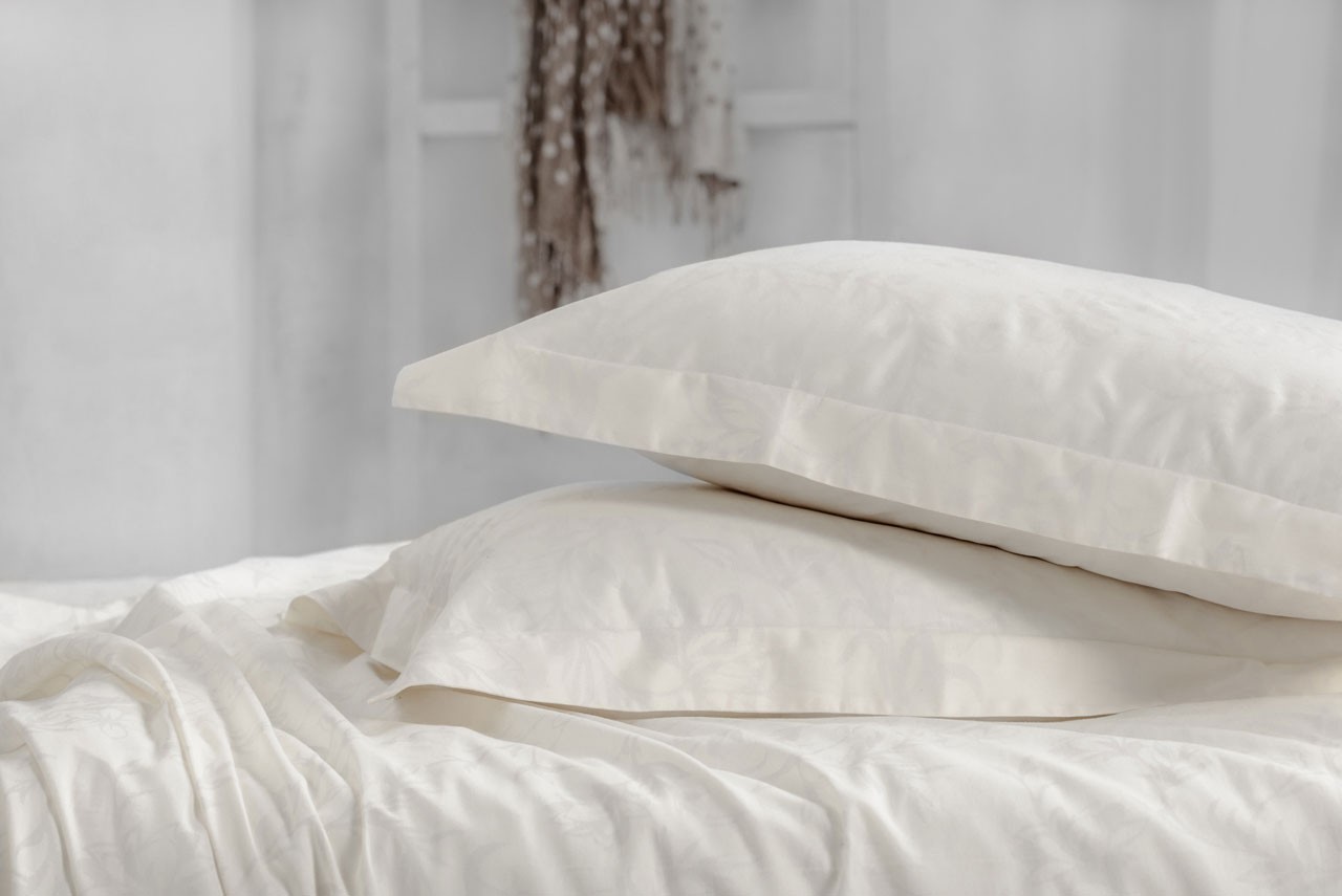 Satin pillowcases with sides CREMA 50X70 (20"x28") 2pcs