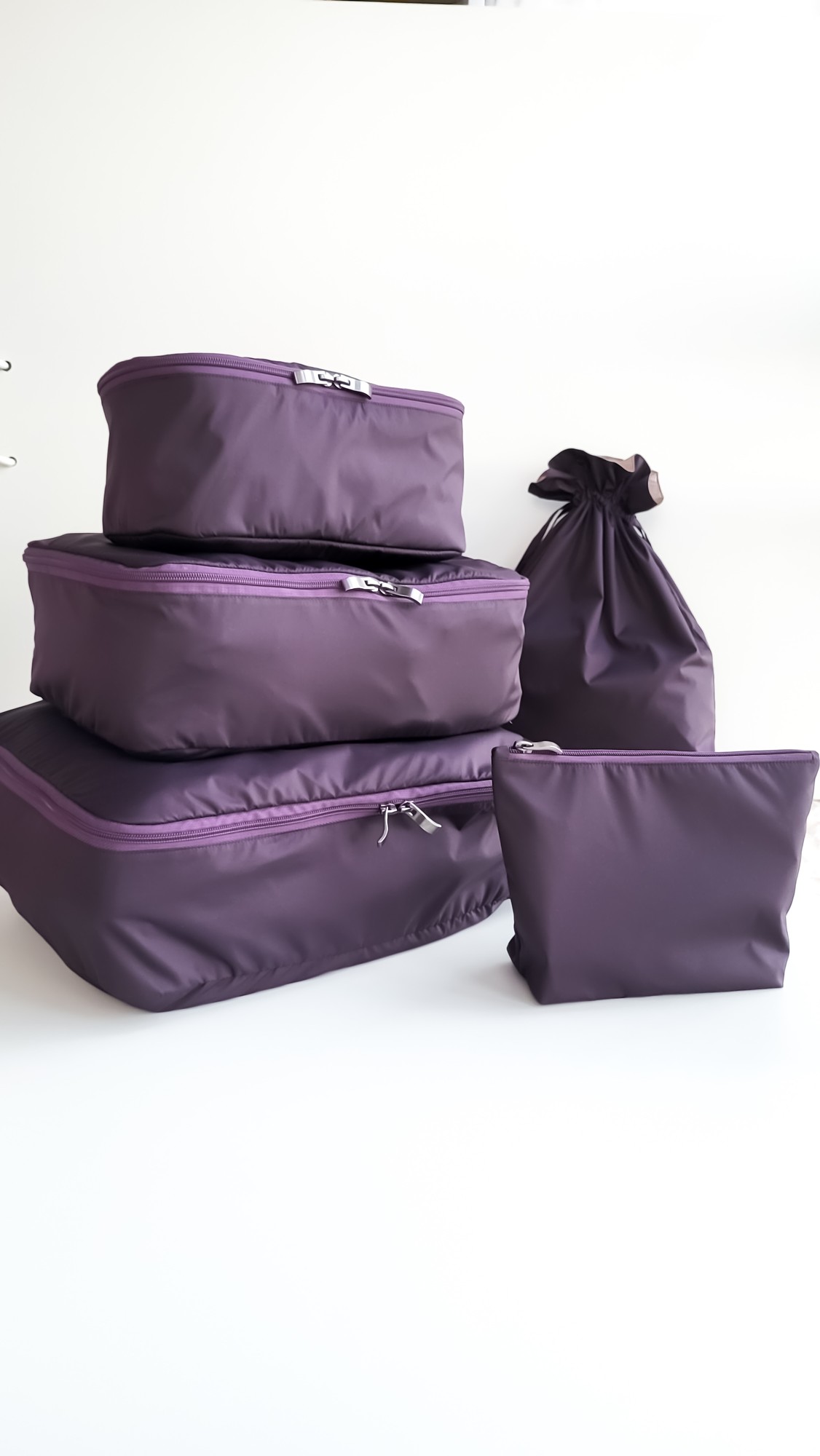 Travel set(color dark purple)