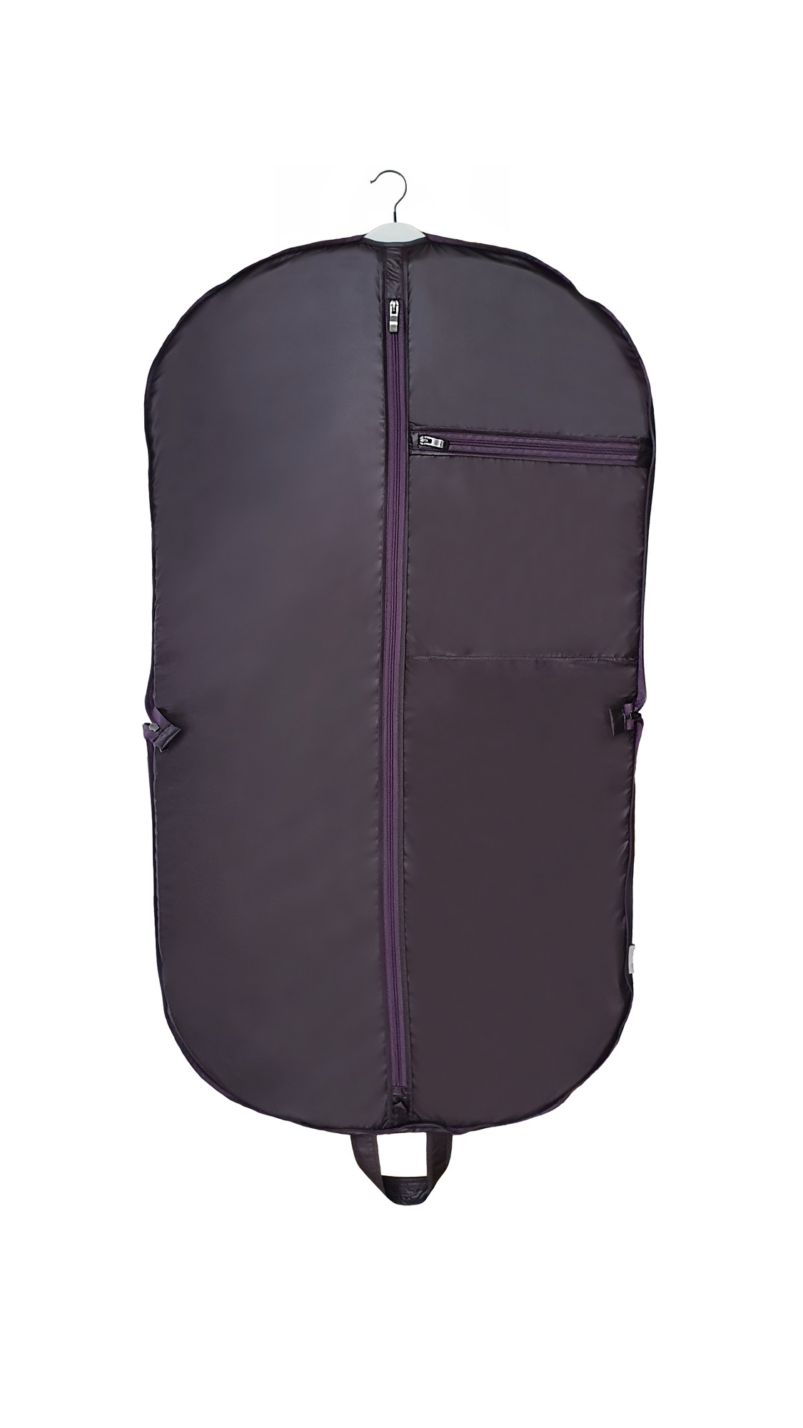 Leather hanging garment bag for travel lavander+dark red - 27958 from  Parasolka with donate to u24