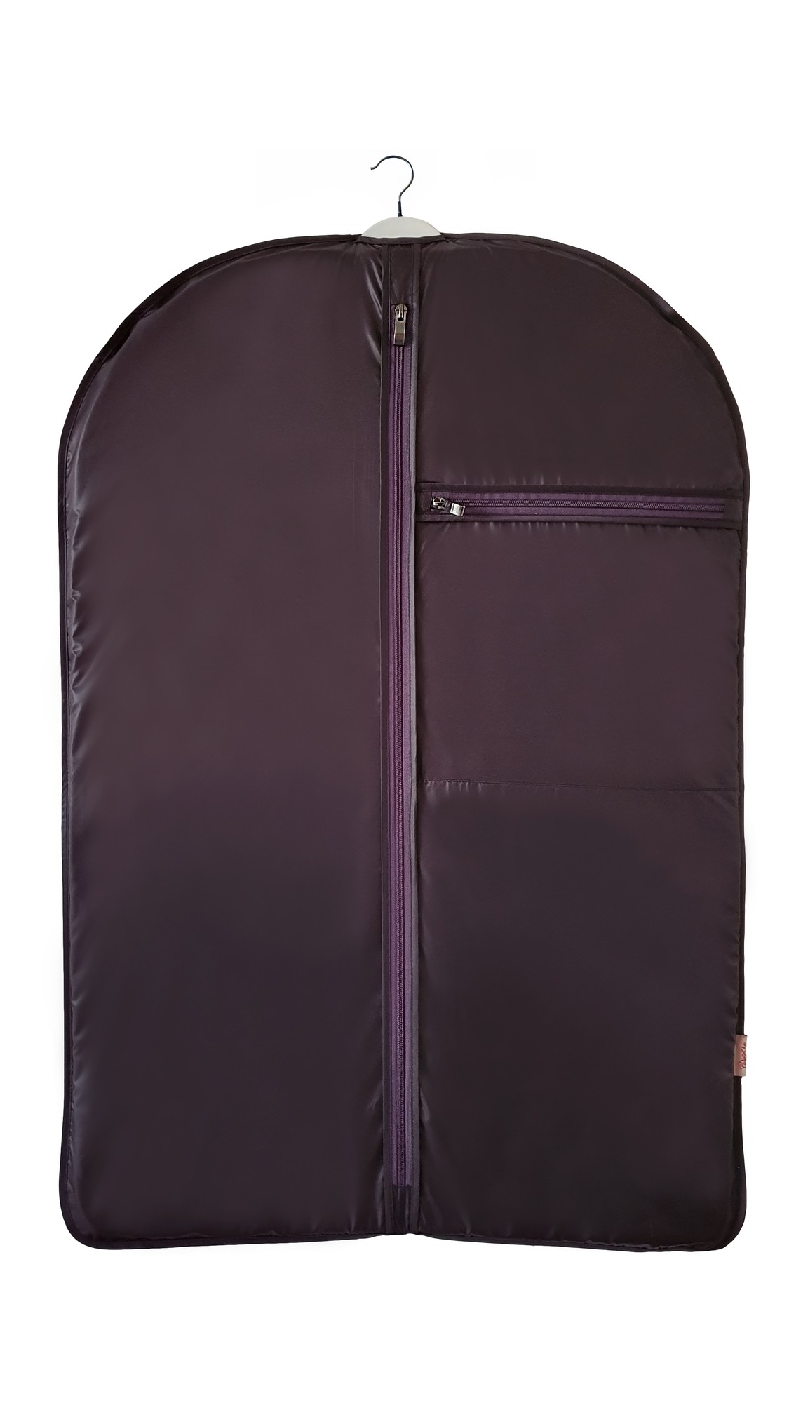 Leather hanging garment bag for travel lavander+dark red - 27958 from  Parasolka with donate to u24