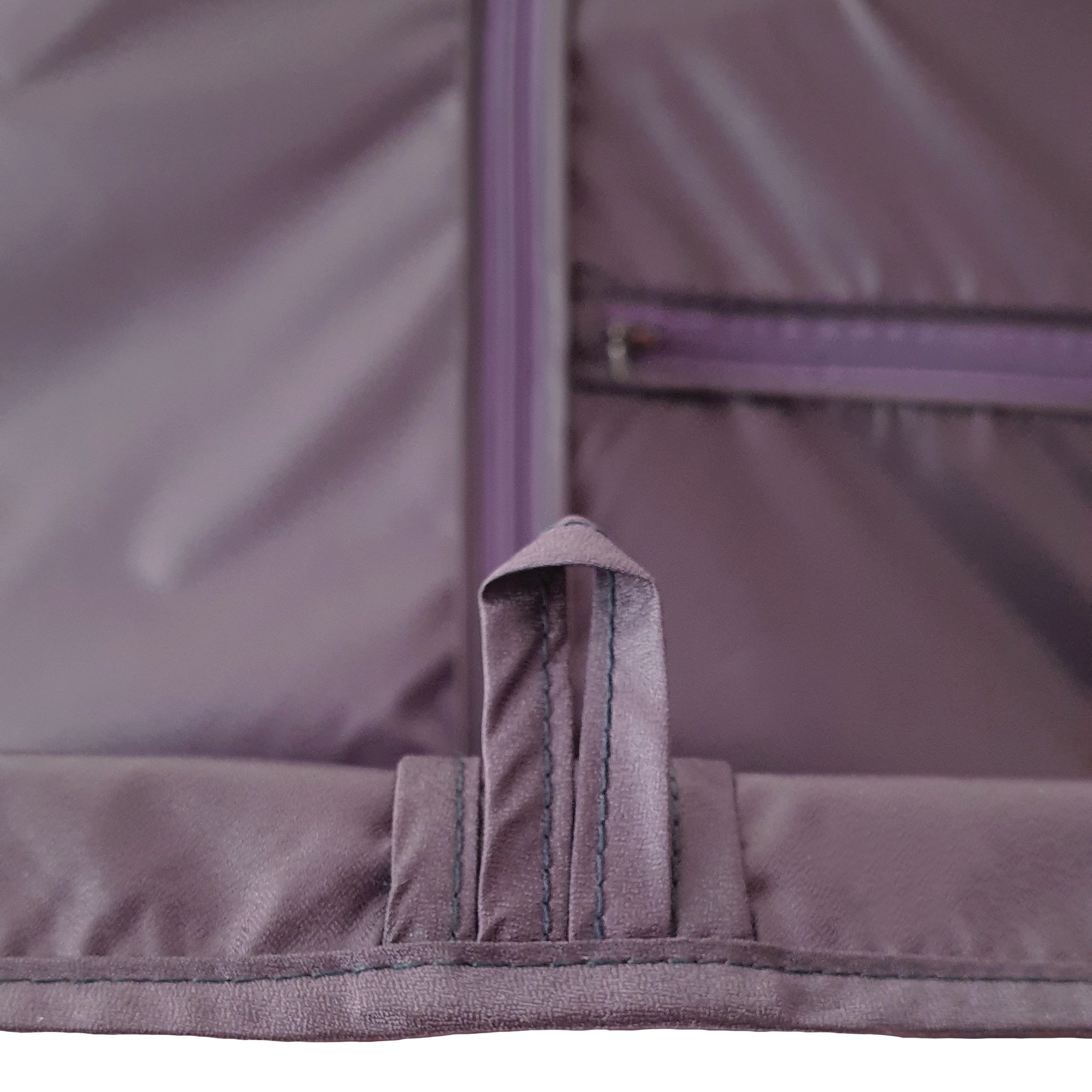 Leather hanging garment bag for travel lavander+dark red - 27958 from  Parasolka with donate to u24