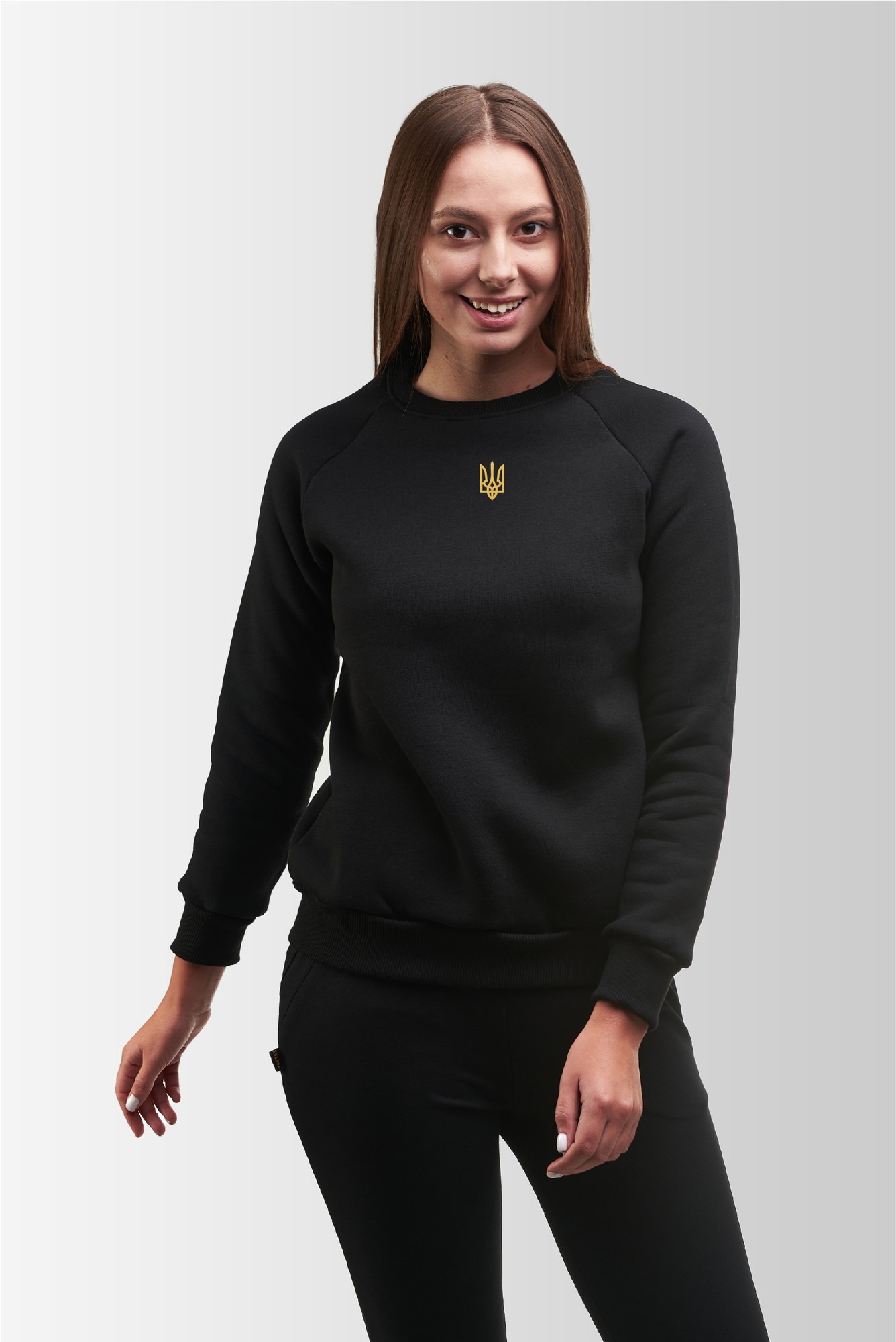 Women`s sweatshirt Warm with Trident Vsetex Black