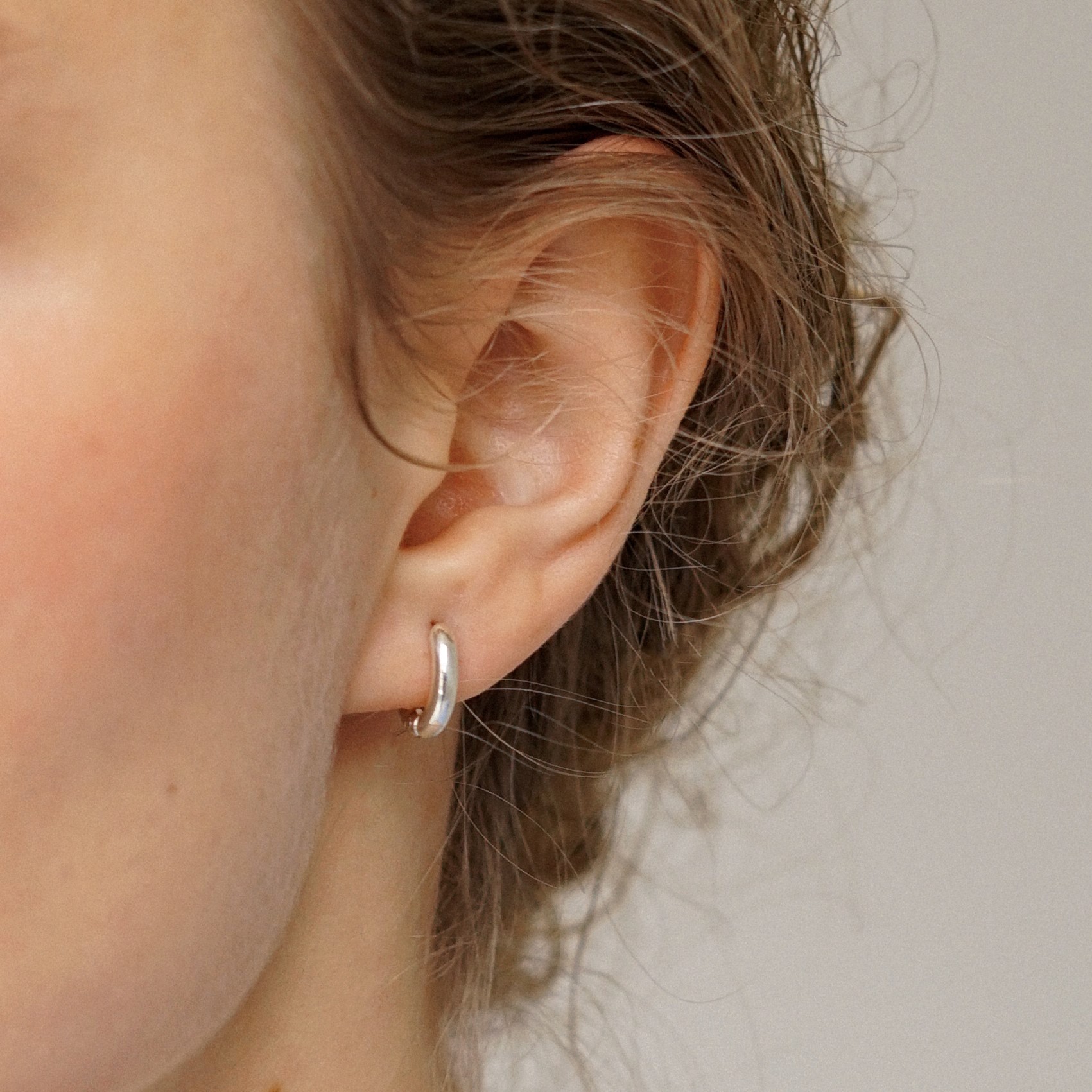 Round earrings S
