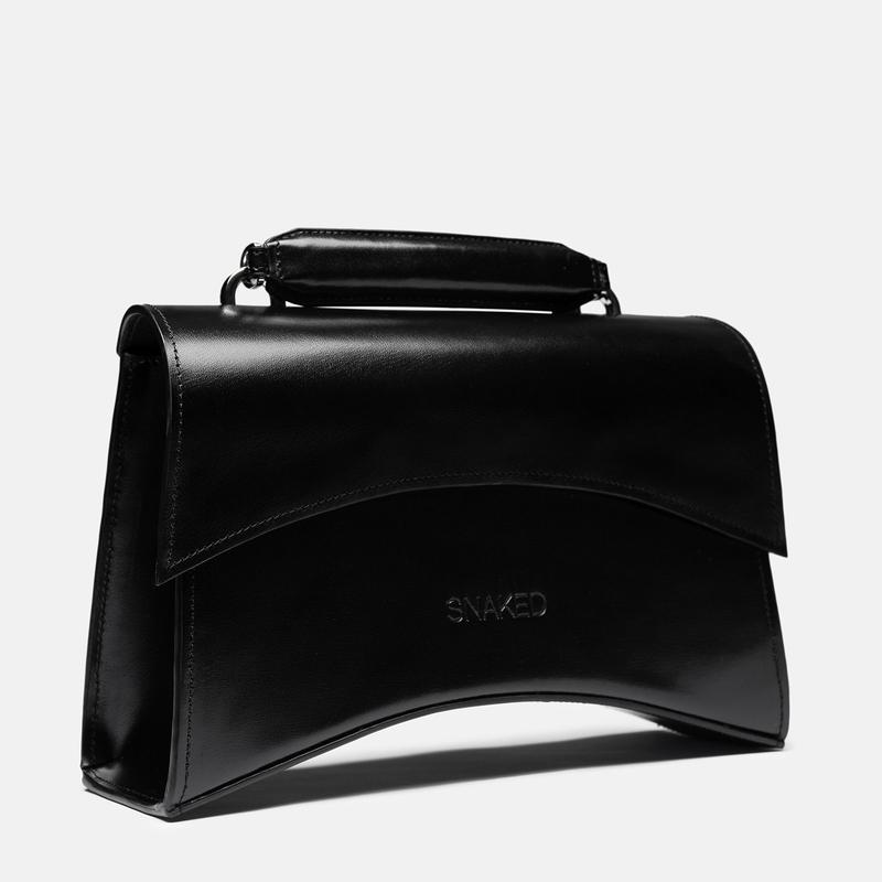 Moon bag in black 3456 from SNAKED with donate to u24