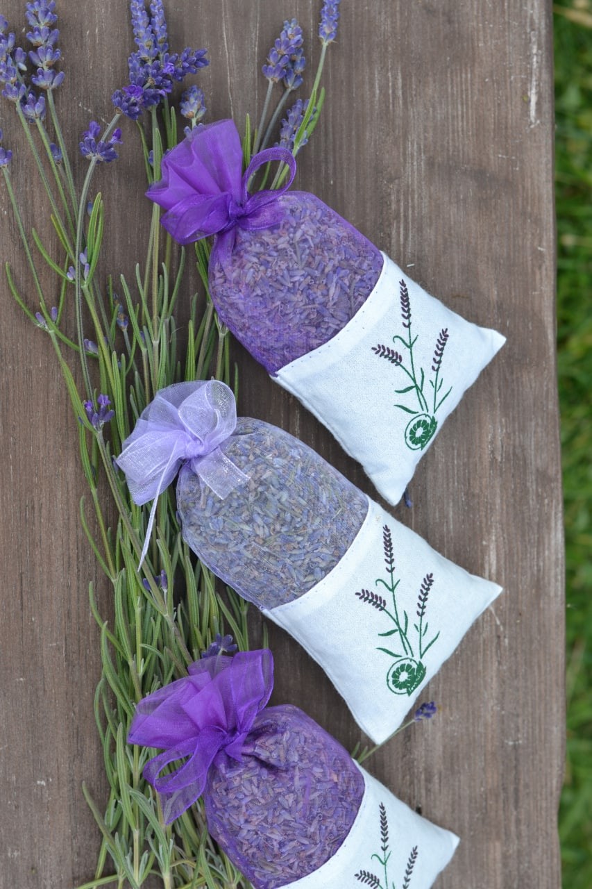 Aroma sachet with lavender.