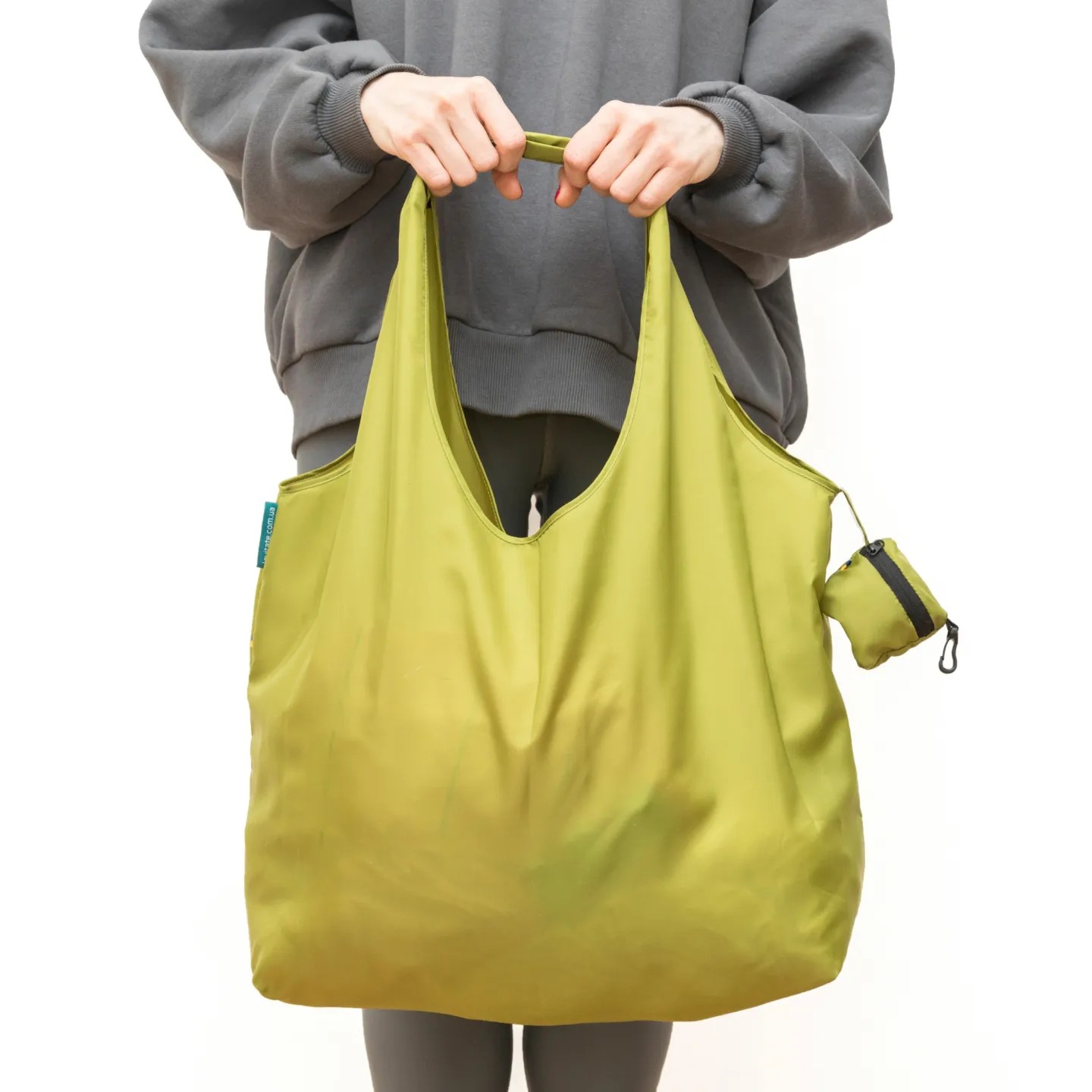Shopper bag made from recycled plastic bottles ♻️, oliva