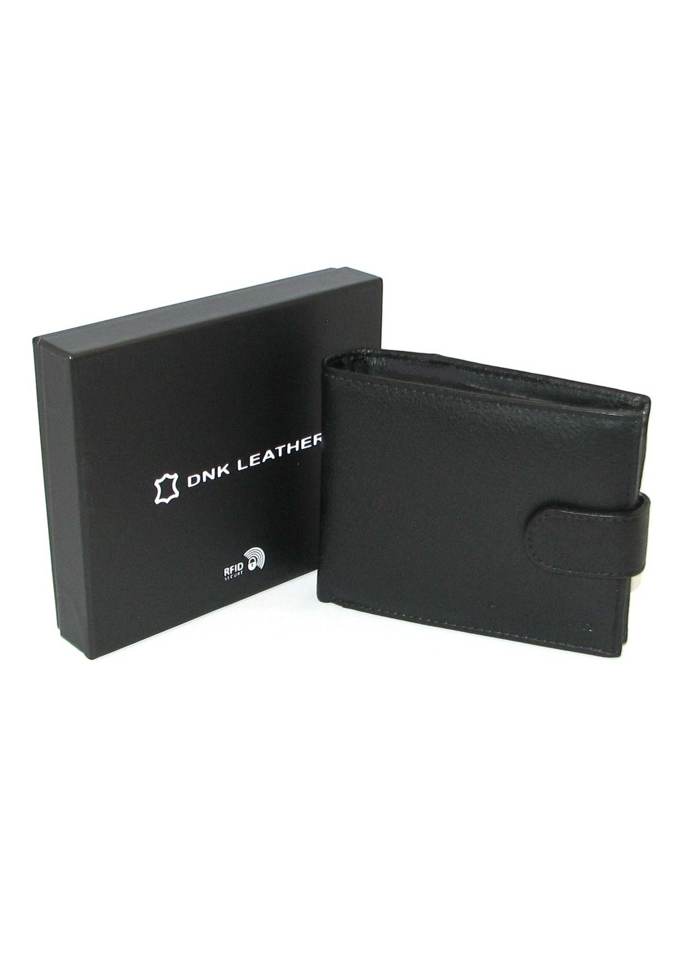 Leather wallet DNK N992L-CCF blk