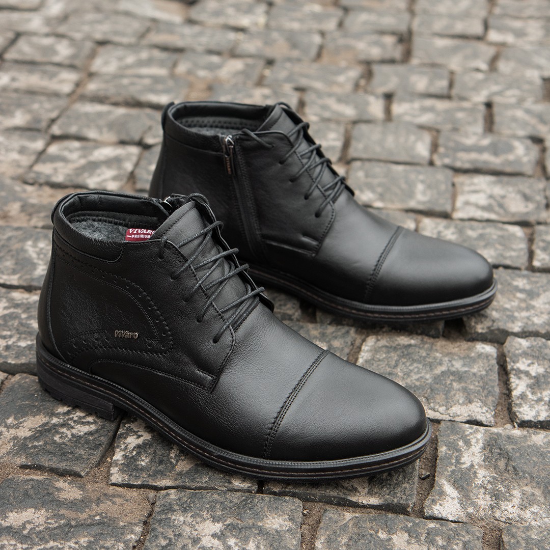 Men's leather boots "Vivaro 592" - in almost any situation